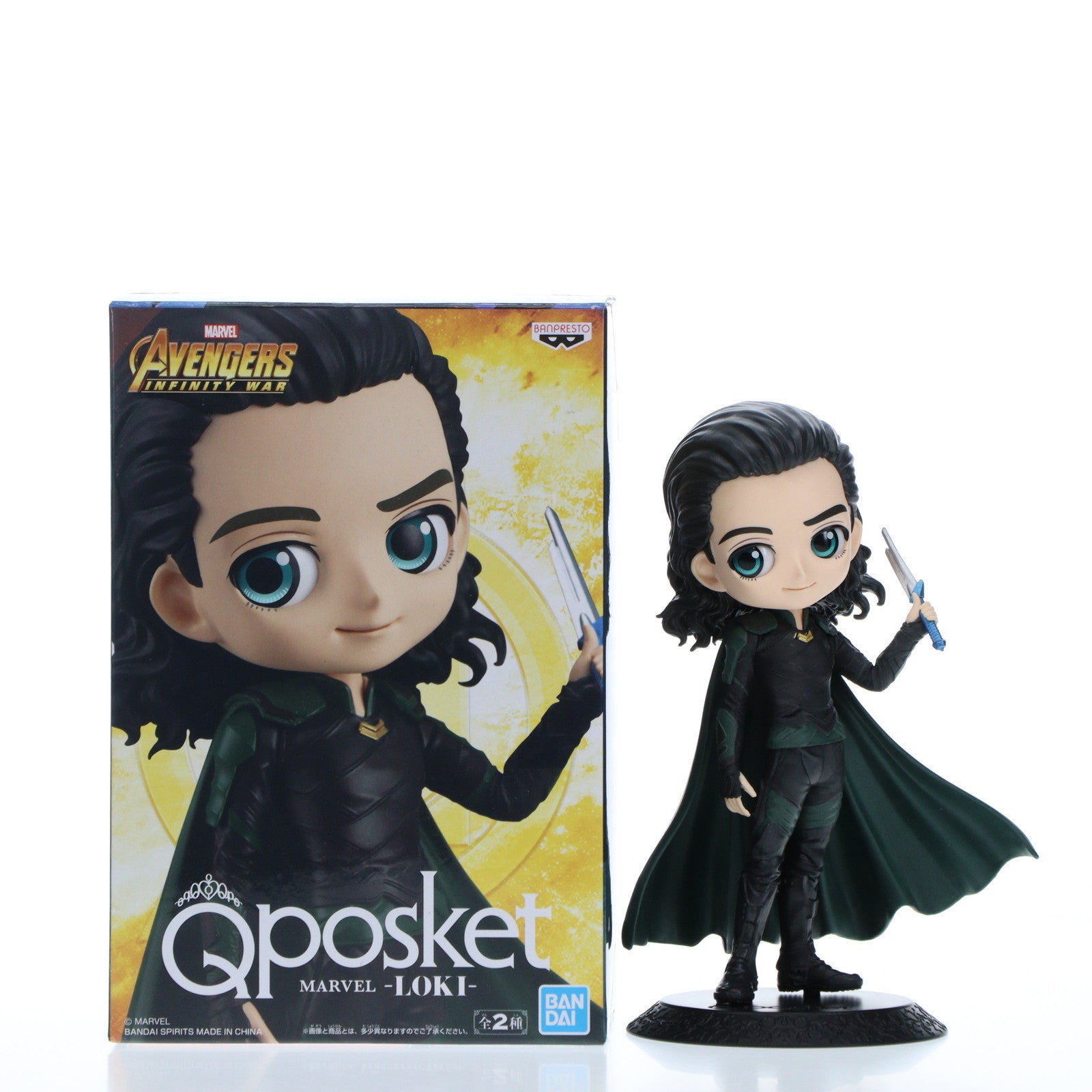 【中古即納】[FIG] ロキ(B 剣) マイティ・ソー Q posket MARVEL -LOKI- フィギュア プライズ(39694) バンプレスト(20190930)