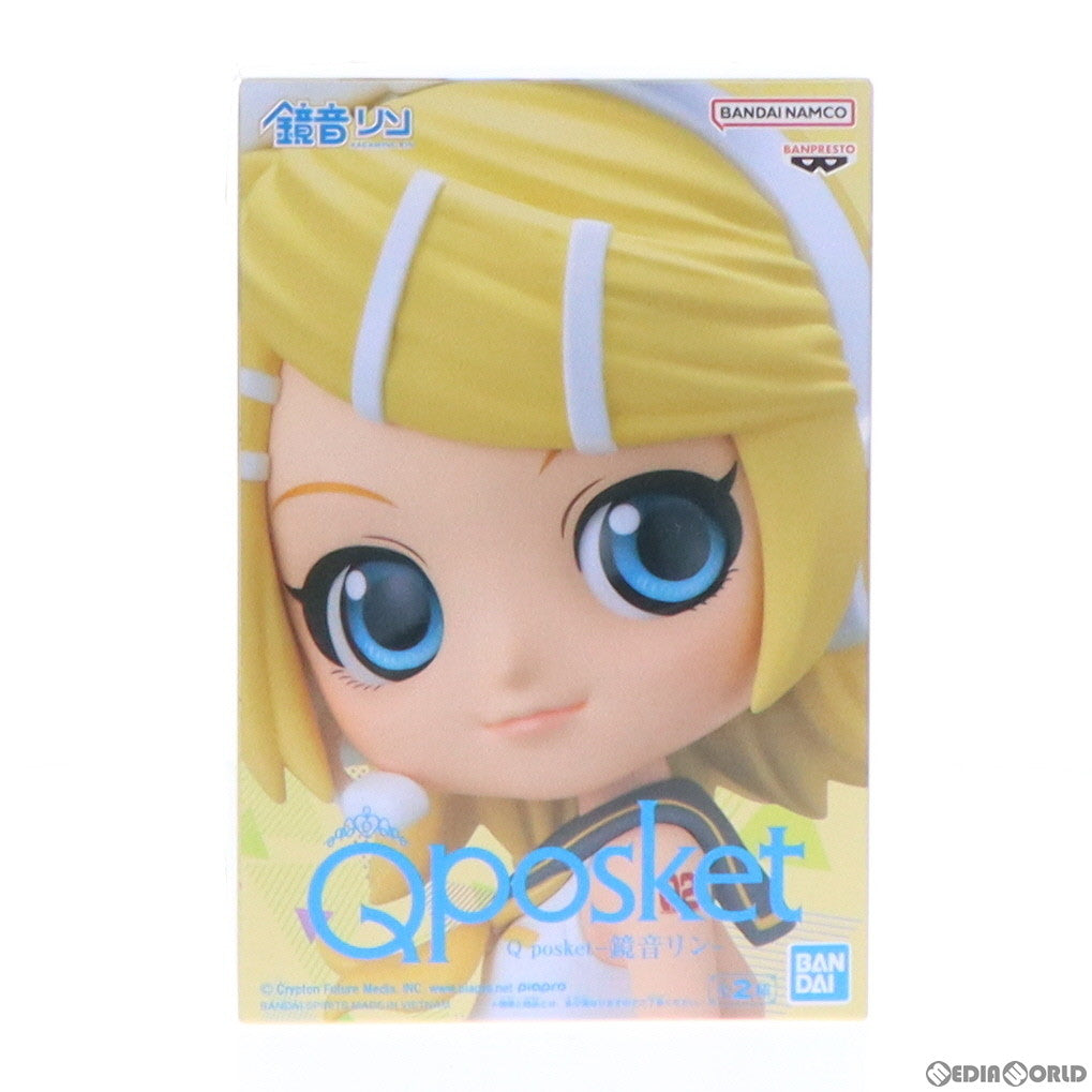 【中古即納】[FIG] 鏡音リン(かがみねりん) A(衣装濃) Q posket-鏡音リン- キャラクター・ボーカル・シリーズ02 鏡音リン・レン フィギュア プライズ(2606519) バンプレスト(20230220)