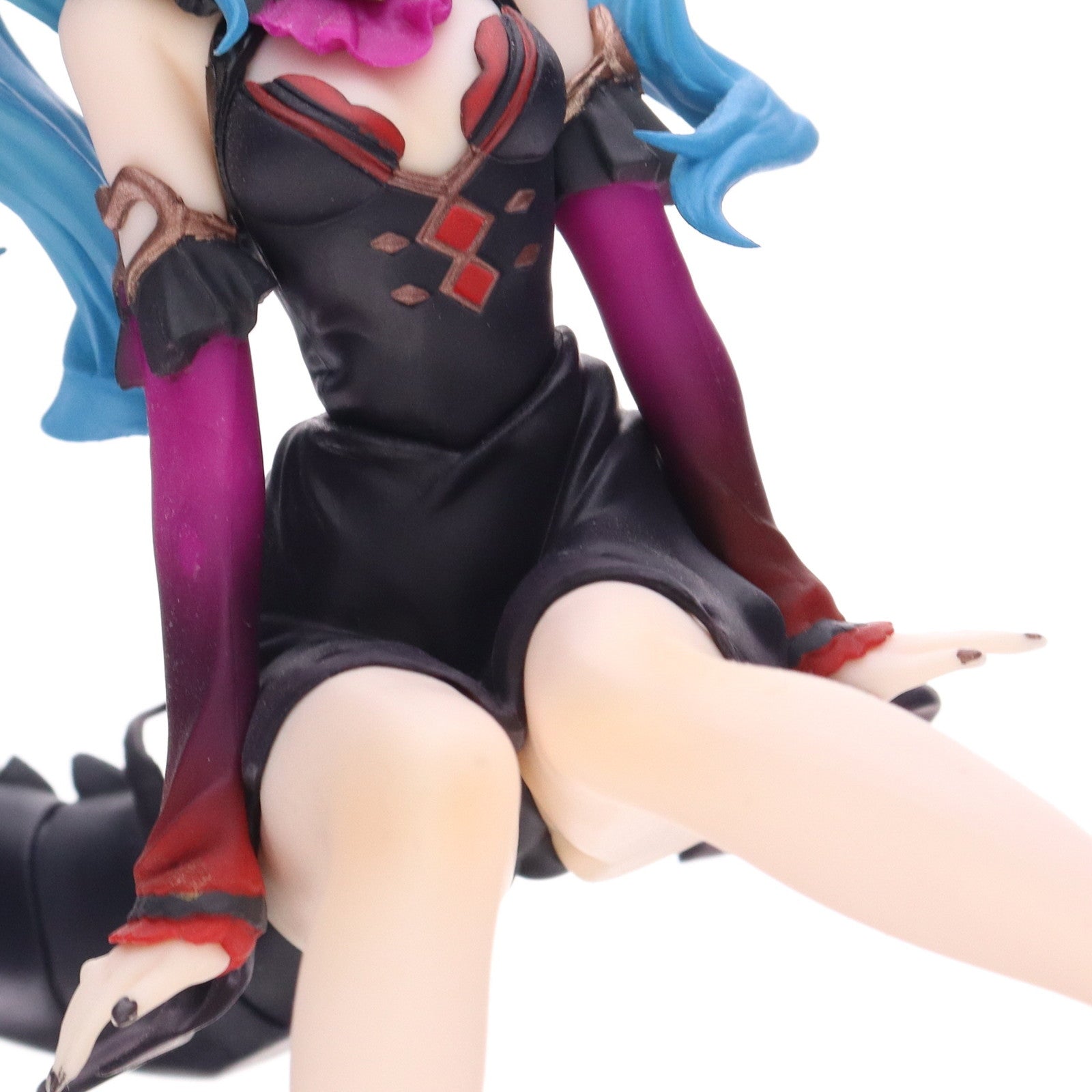 【中古即納】[FIG] 初音ミク VOCALOID(ボーカロイド) ぬーどるストッパーフィギュア-ヴィラン カラバリver.- プライズ(AMU-PRZ13716) フリュー(20220930)