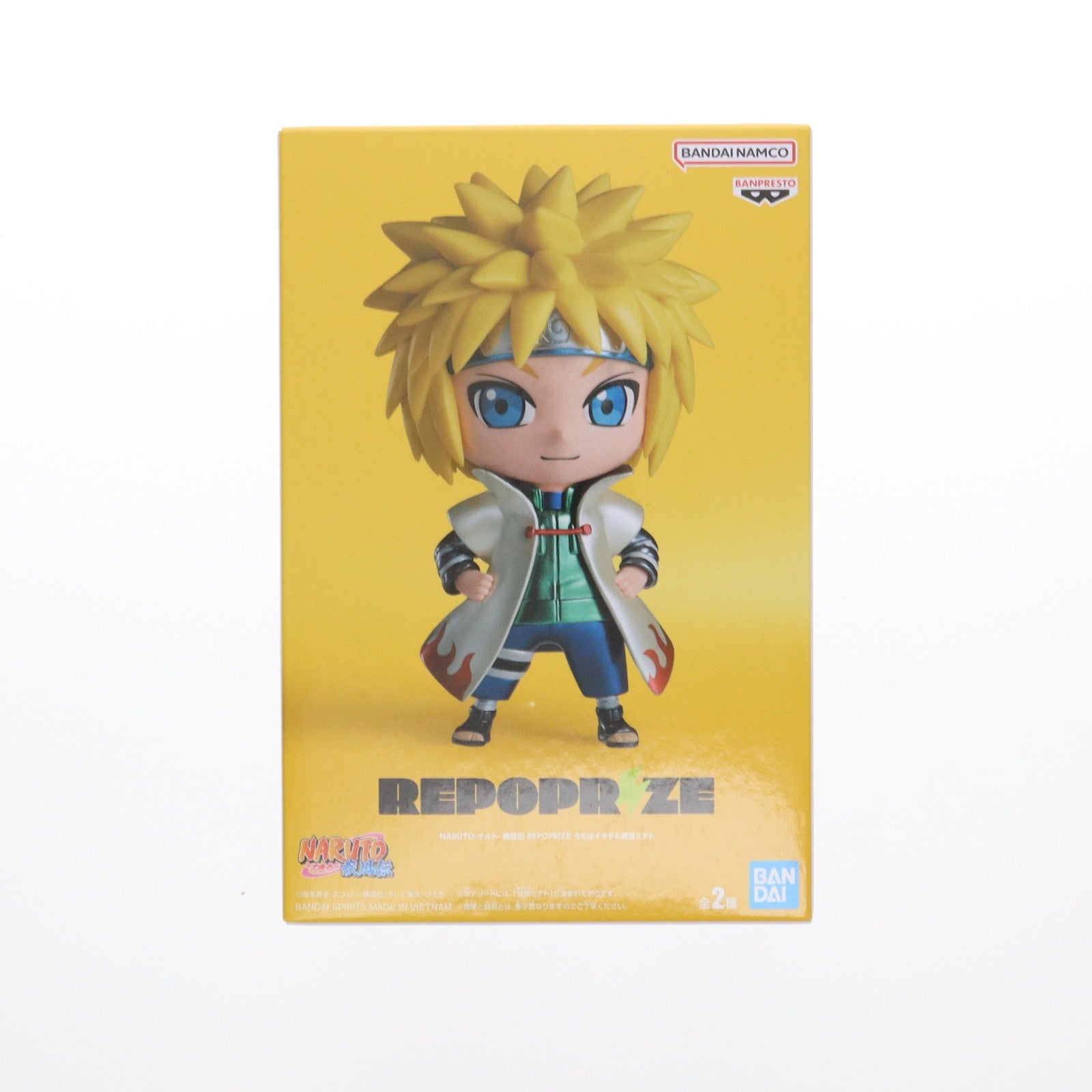 【中古即納】[FIG] 波風ミナト(なみかぜみなと) NARUTO-ナルト- 疾風伝 REPOPRIZE うちはイタチ&波風ミナト フィギュア プライズ(2713404) バンプレスト(20250206)