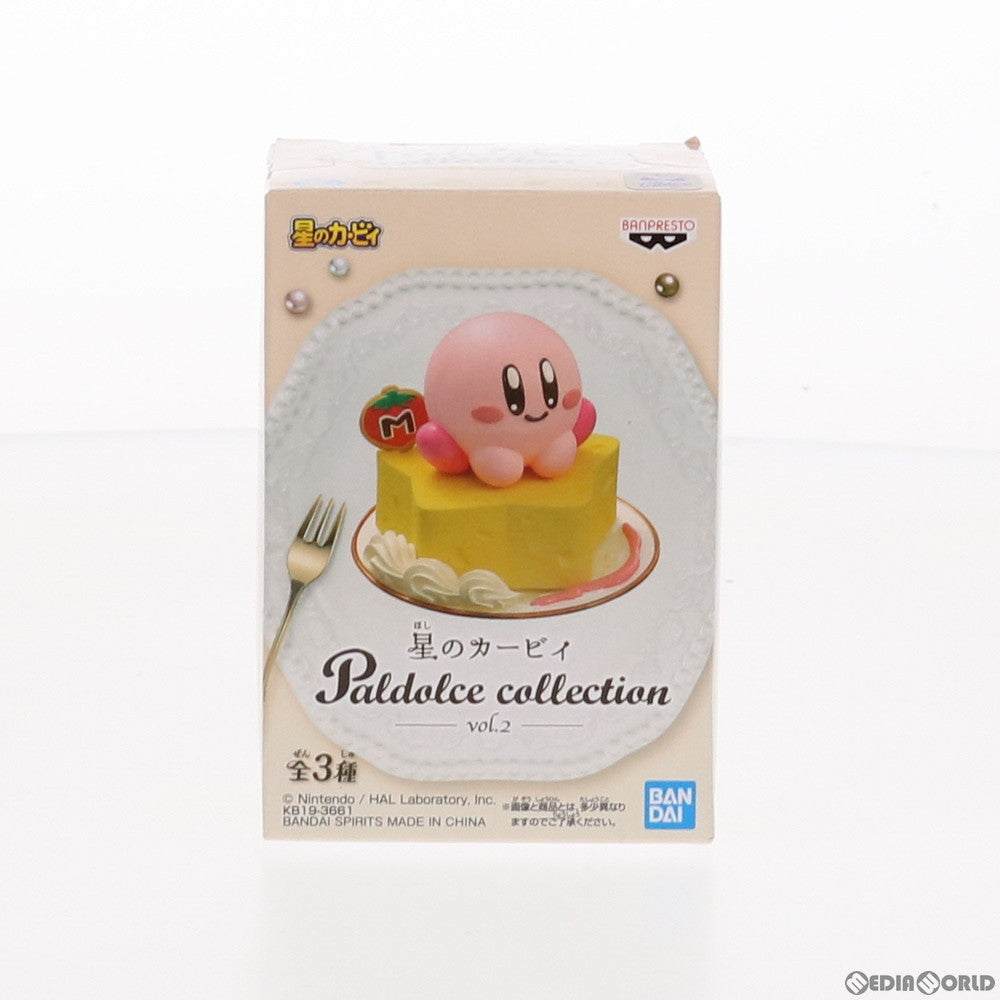 【中古即納】[FIG] カービィ(チーズケーキ) 星のカービィ Paldolce collection vol.2 フィギュア プライズ(81933) バンプレスト(20200310)