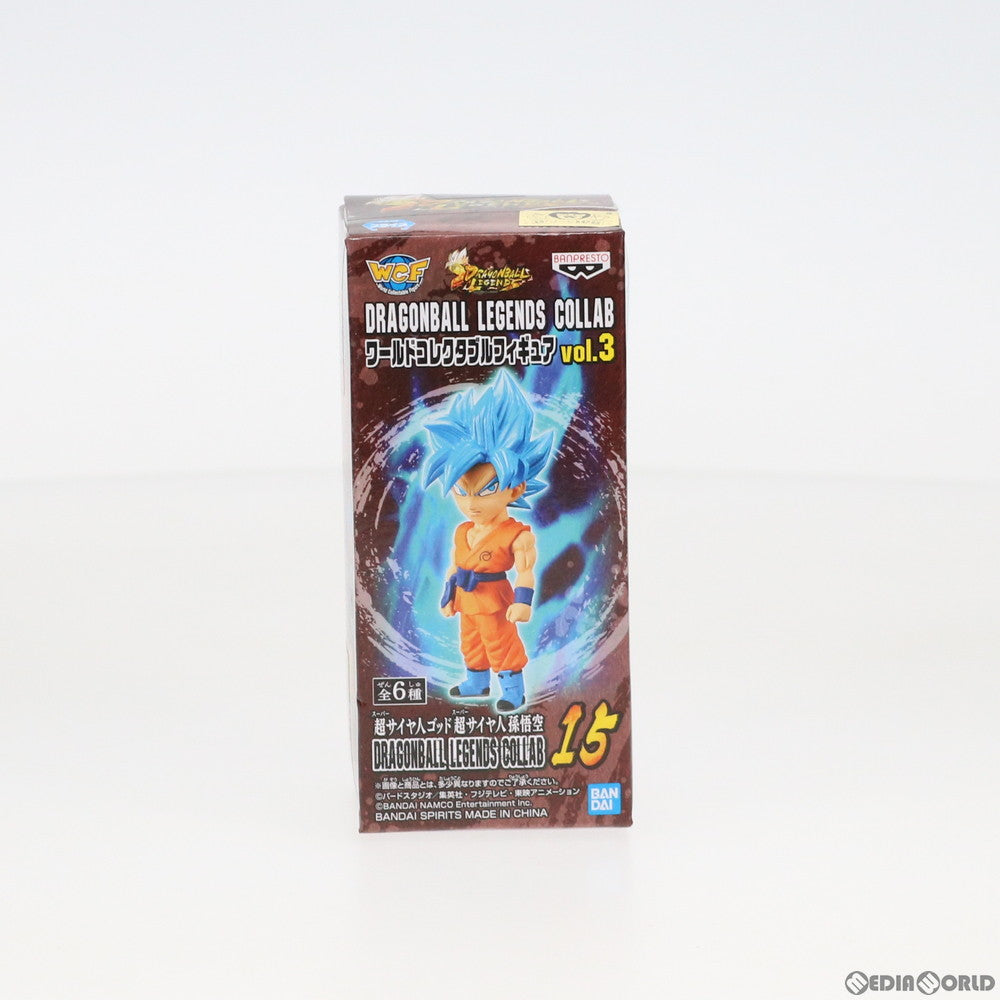 【中古即納】[FIG] 超サイヤ人ゴッド超サイヤ人孫悟空 DRAGONBALL LEGENDS COLLAB ワールドコレクタブルフィギュアvol.3 ドラゴンボール レジェンズ プライズ(82187) バンプレスト(20200630)