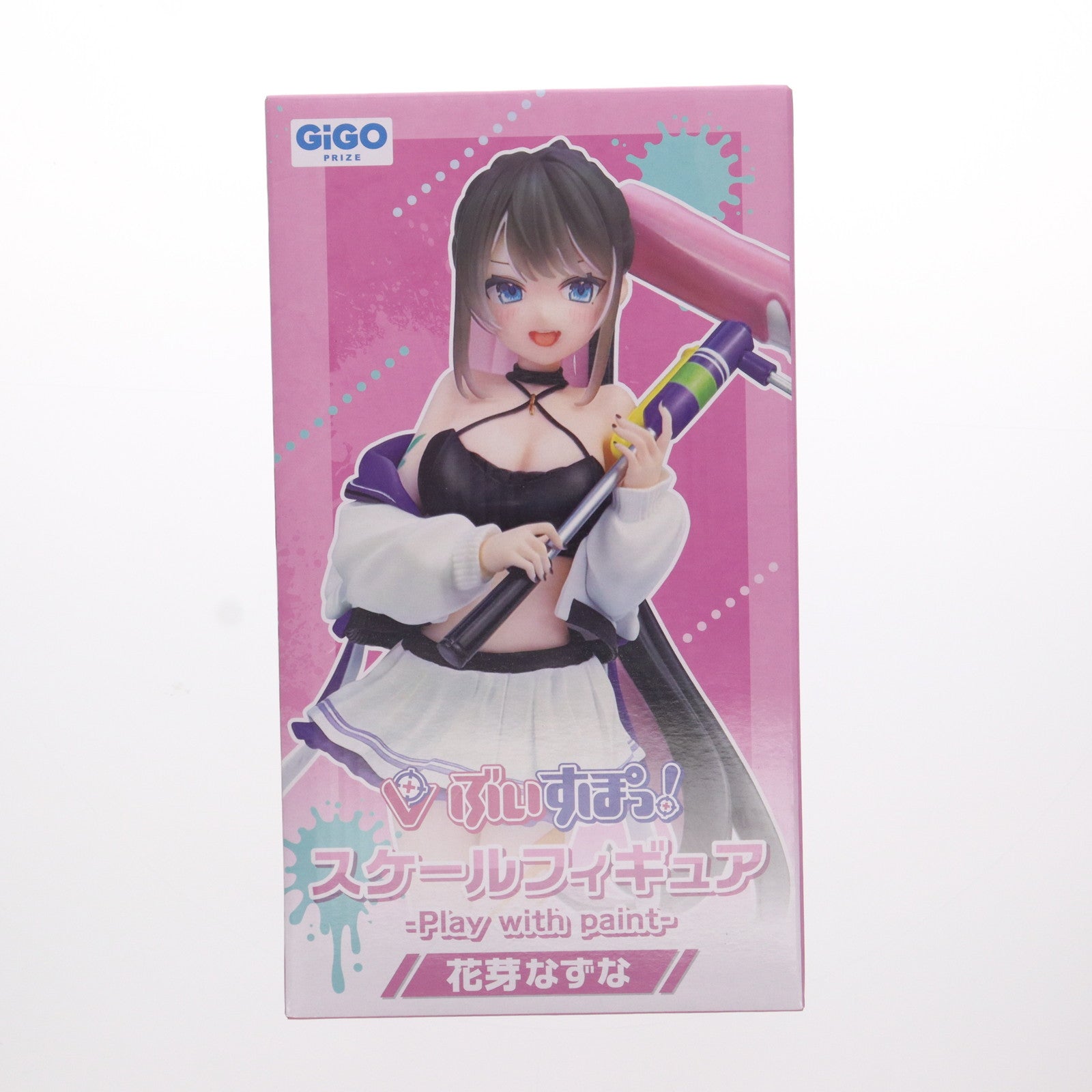 【中古即納】[FIG] GiGO限定 花芽なずな(かがなずな) ぶいすぽっ!スケールフィギュア -Play with paint- vol.1 プライズ タイトー(20240831)