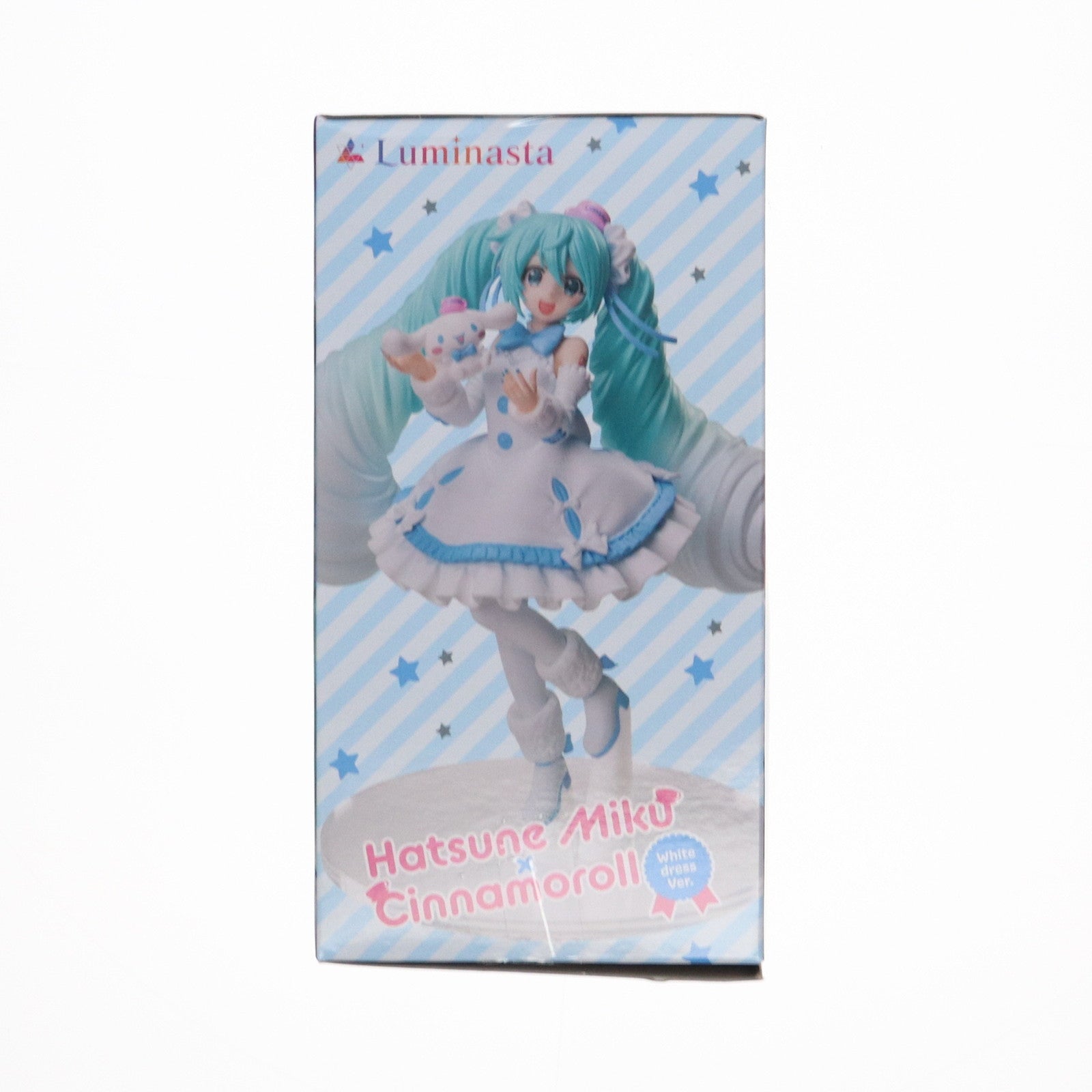 【中古即納】[FIG] 初音ミク×シナモロール 初音ミクシリーズ Luminasta『初音ミク×シナモロール』ホワイトドレスVer. フィギュア プライズ(1115674) セガ(20241225)