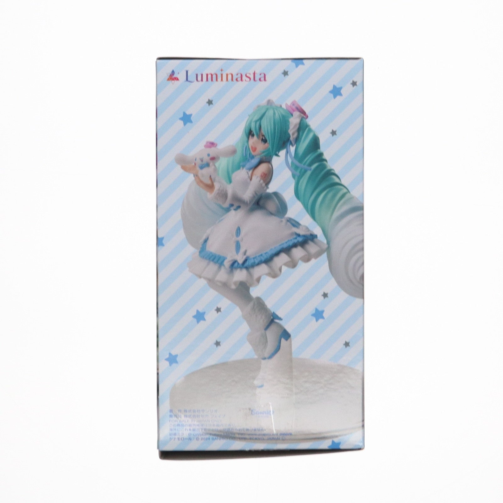 【中古即納】[FIG] 初音ミク×シナモロール 初音ミクシリーズ Luminasta『初音ミク×シナモロール』ホワイトドレスVer. フィギュア プライズ(1115674) セガ(20241225)