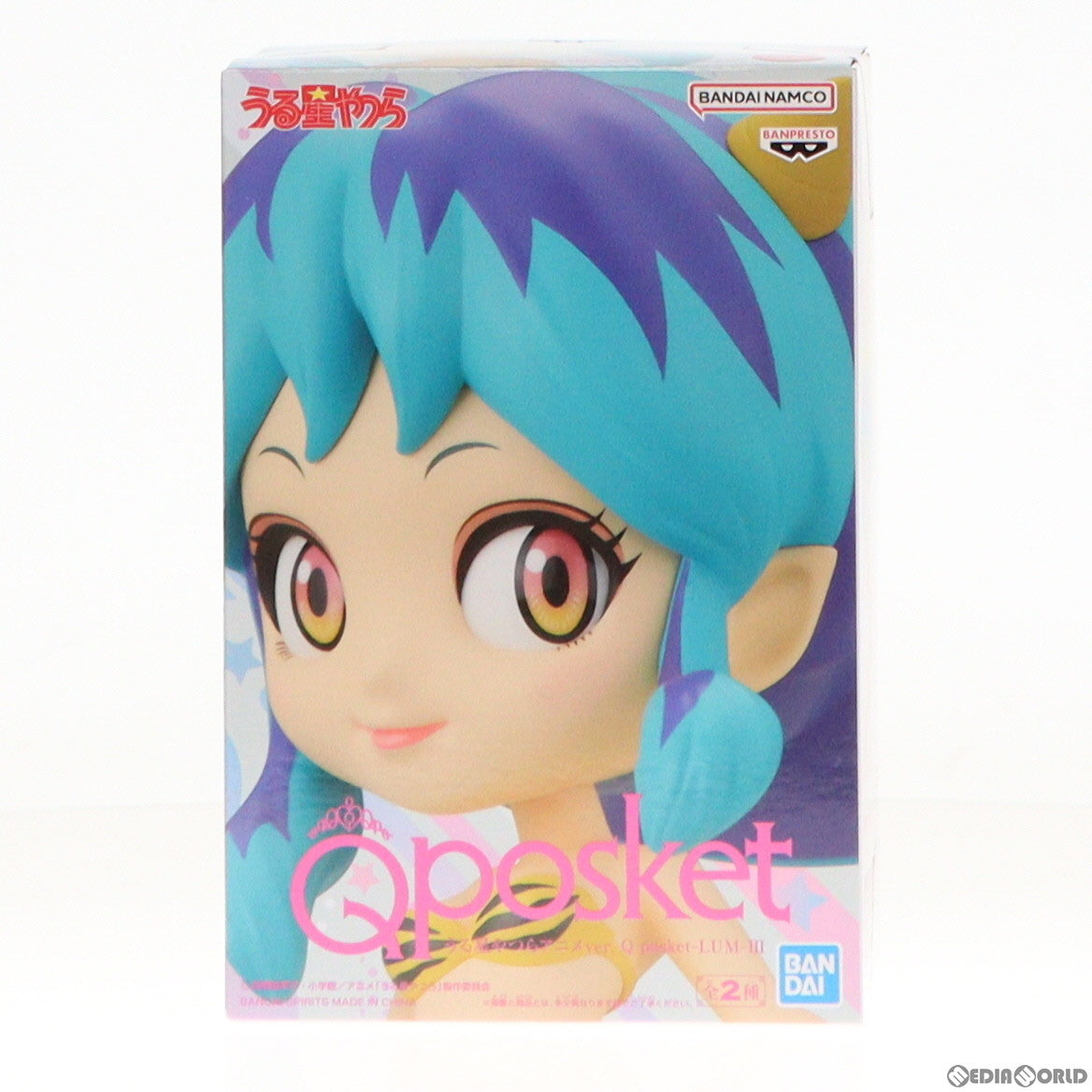 【中古即納】[FIG] ラム A(髪ブルー) うる星やつら アニメver. Q posket-LUM-III フィギュア プライズ(2693258) バンプレスト(20240410)