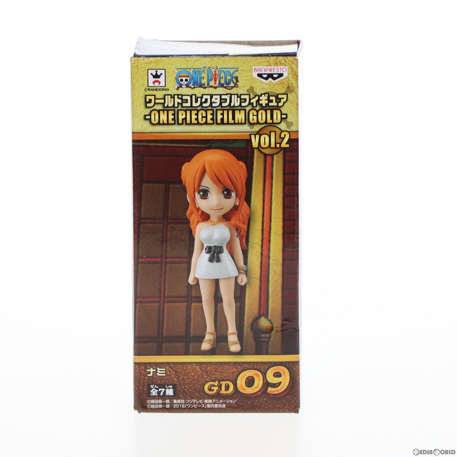 【中古即納】[FIG] ナミ(カジノ服) ワンピース ワールドコレクタブルフィギュア～ONE PIECE FILM GOLD～vol.2 ONE PIECE プライズ(36526) バンプレスト(20160721)