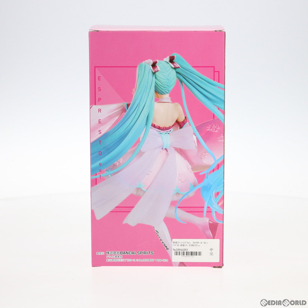 【中古即納】[FIG] 初音ミクレーシングVer. ESPRESTO est-Dress&Hair-レーシングミク2019 晴着Ver. 初音ミク GTプロジェクト フィギュア プライズ(82234) バンプレスト(20200731)