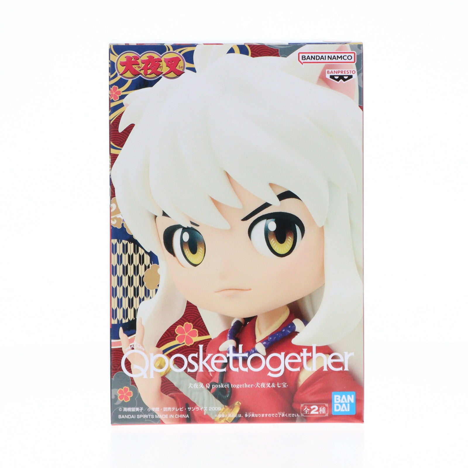 【中古即納】[FIG] 犬夜叉(いぬやしゃ) Q posket together-犬夜叉&七宝- フィギュア プライズ(2672892) バンプレスト(20240310)