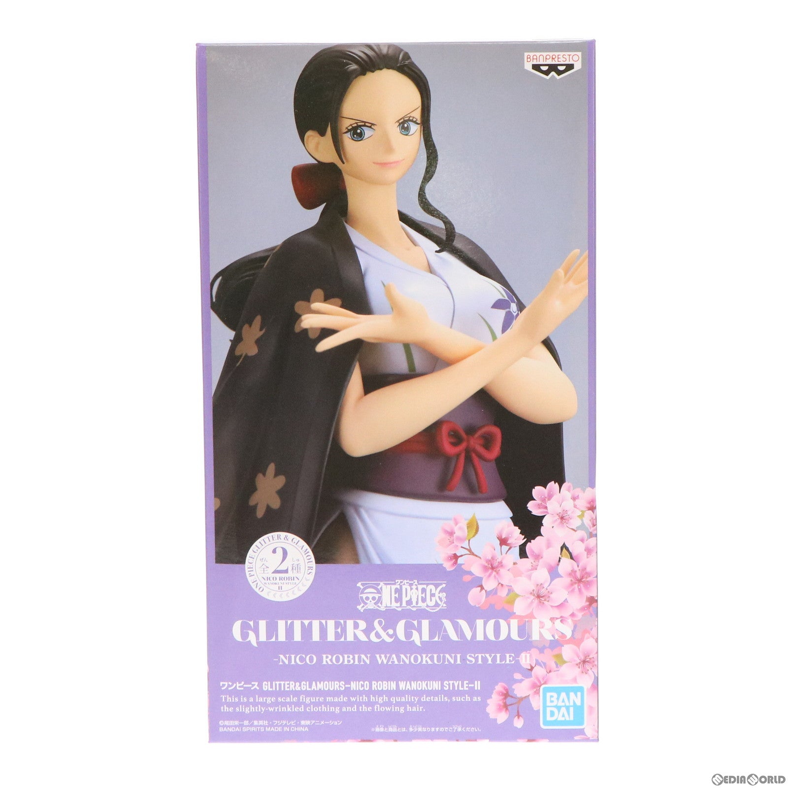 【中古即納】[FIG] ニコ・ロビン A(羽織あり) ワンピース GLITTER&GLAMOURS -NICO ROBIN WANOKUNI STYLE-II ONE PIECE フィギュア プライズ(2580787) バンプレスト(20220630)