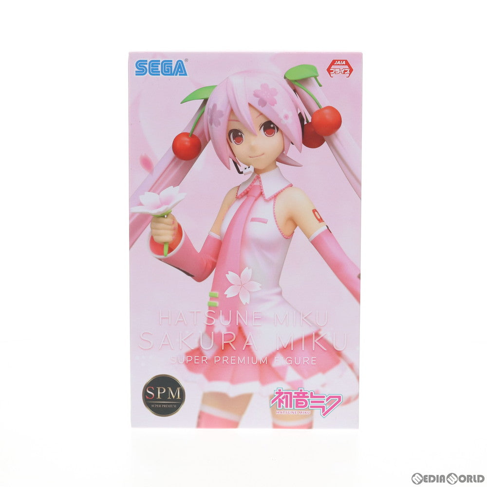 【中古即納】[FIG] 桜ミク キャラクター・ボーカル・シリーズ01 初音ミク スーパープレミアムフィギュア プライズ(1030956) セガ(20190420)