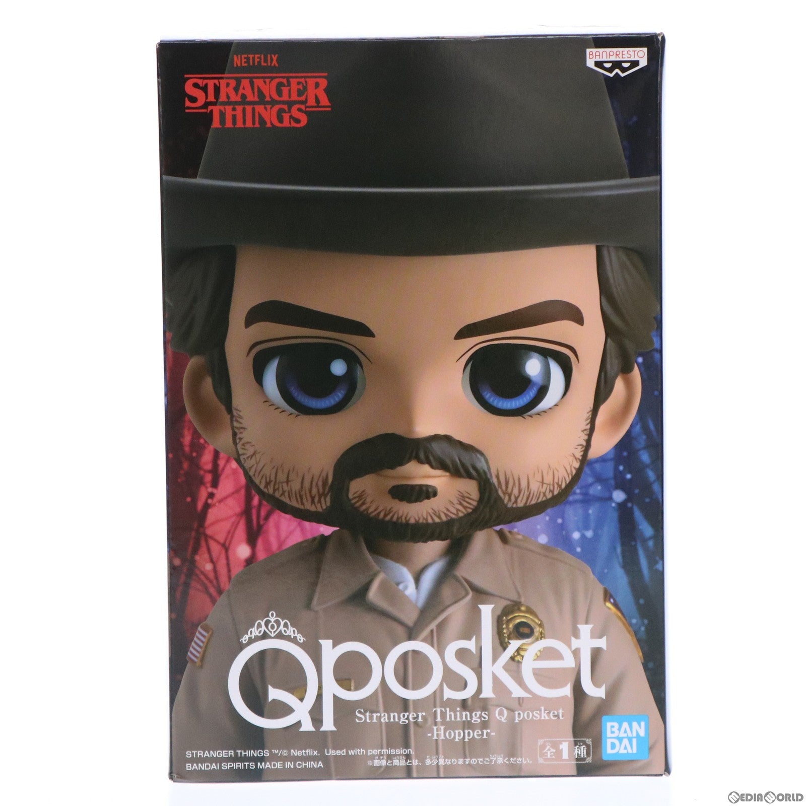 【中古即納】[FIG] ホッパー ストレンジャー・シングス 未知の世界 Q posket-Hopper- フィギュア プライズ(2612636) バンプレスト(20220331)