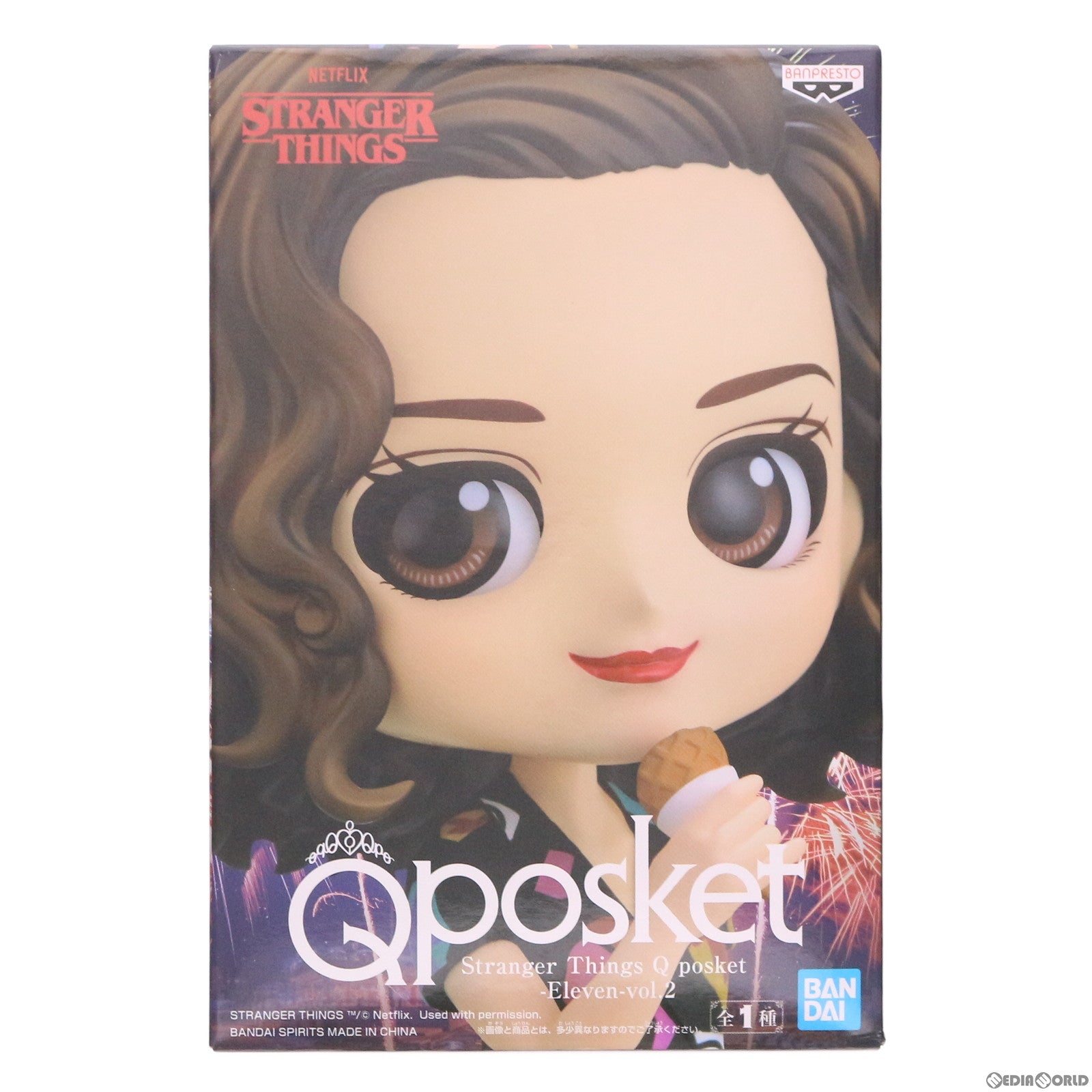 【中古即納】[FIG] イレブン ストレンジャー・シングス 未知の世界 Q posket-Eleven-vol.2 フィギュア プライズ(2612638) バンプレスト(20220420)