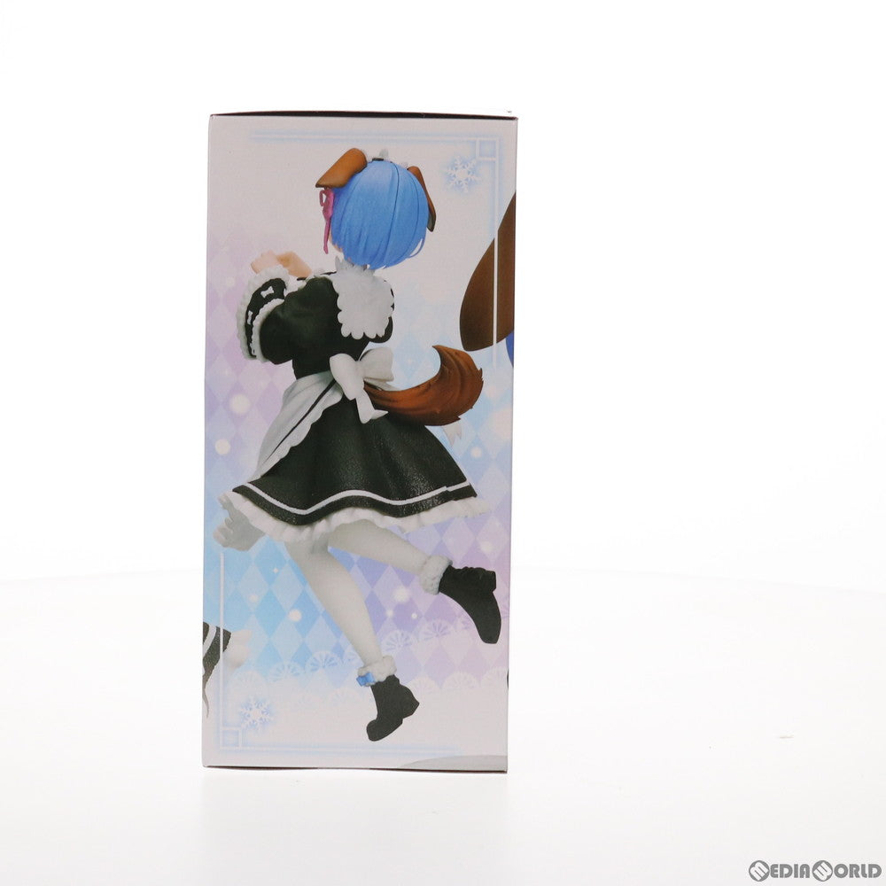 【中古即納】[FIG] レム Re:ゼロから始める異世界生活 Coreful フィギュア レム～Memory Snow わんこver.～ プライズ(451341000) タイトー(20210920)