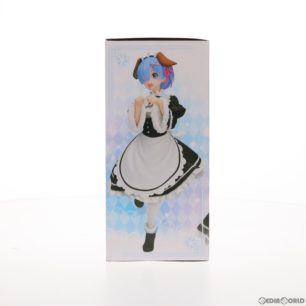 【中古即納】[FIG] レム Re:ゼロから始める異世界生活 Coreful フィギュア レム～Memory Snow わんこver.～ プライズ(451341000) タイトー(20210920)