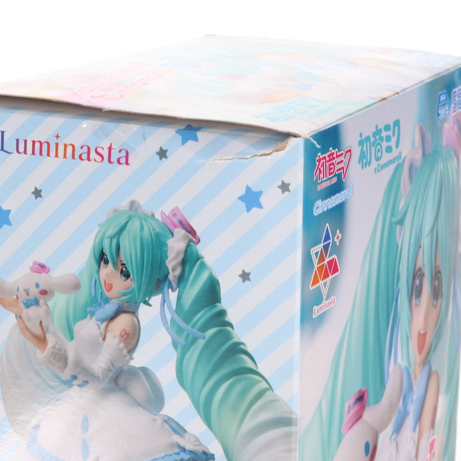 【中古即納】[FIG] 初音ミク×シナモロール 初音ミクシリーズ Luminasta『初音ミク×シナモロール』ホワイトドレスVer. フィギュア プライズ(1115674) セガ(20241231)