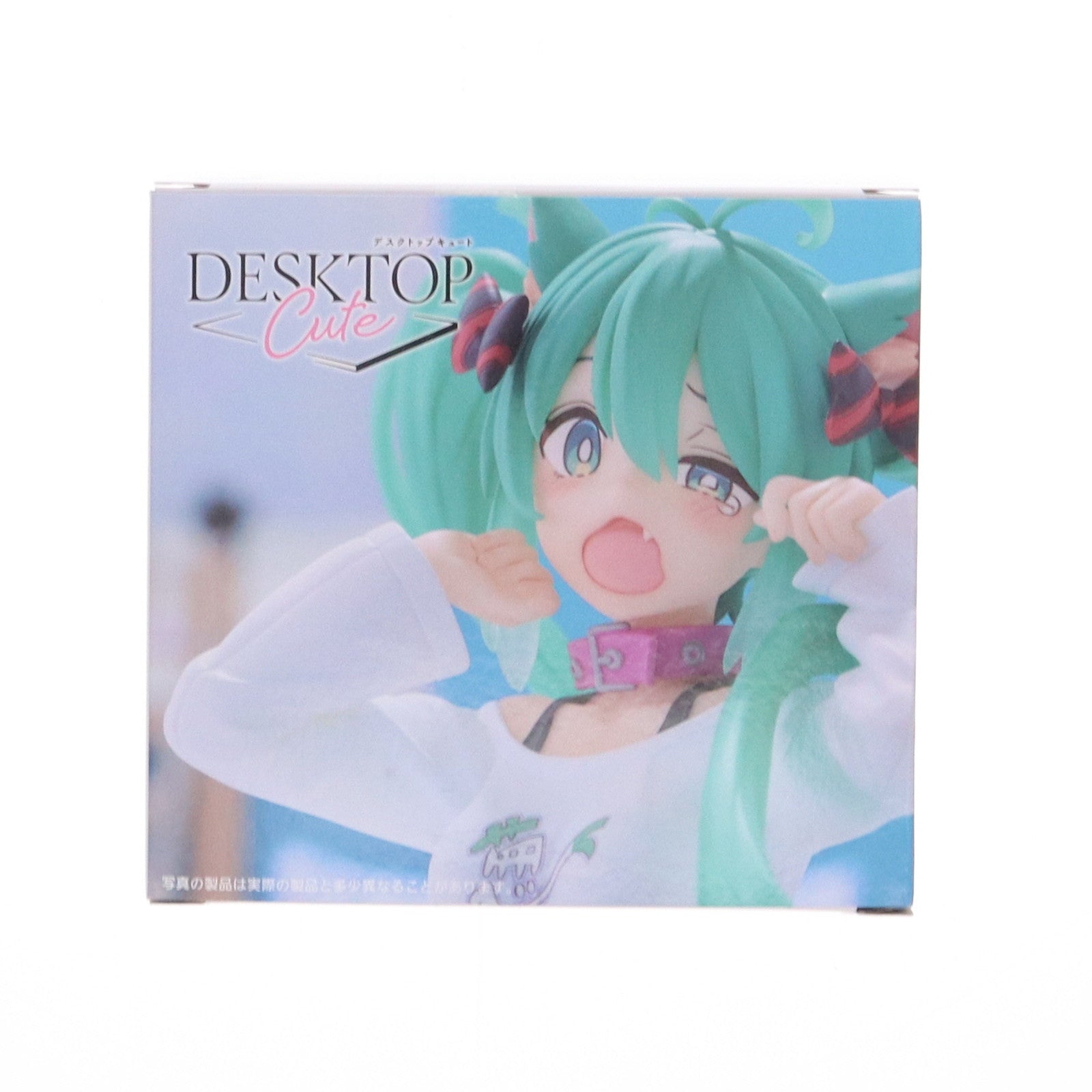 【中古即納】[FIG] 初音ミク キャラクター・ボーカル・シリーズ01 初音ミク Desktop Cute フィギュア ～猫耳Tシャツver.～ プライズ(451780000) タイトー(20240831)