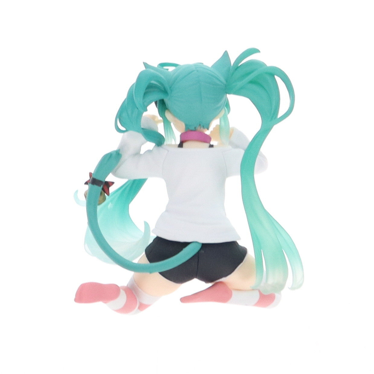 【中古即納】[FIG] 初音ミク キャラクター・ボーカル・シリーズ01 初音ミク Desktop Cute フィギュア ～猫耳Tシャツver.～ プライズ(451780000) タイトー(20240831)