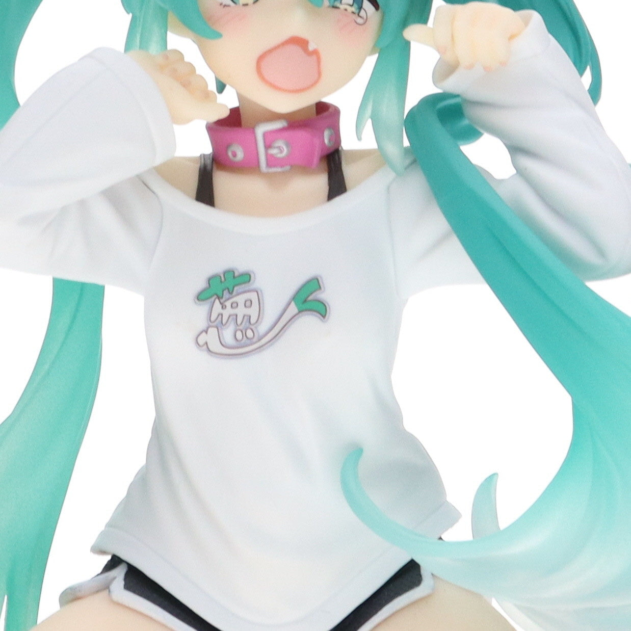 【中古即納】[FIG] 初音ミク キャラクター・ボーカル・シリーズ01 初音ミク Desktop Cute フィギュア ～猫耳Tシャツver.～ プライズ(451780000) タイトー(20240831)