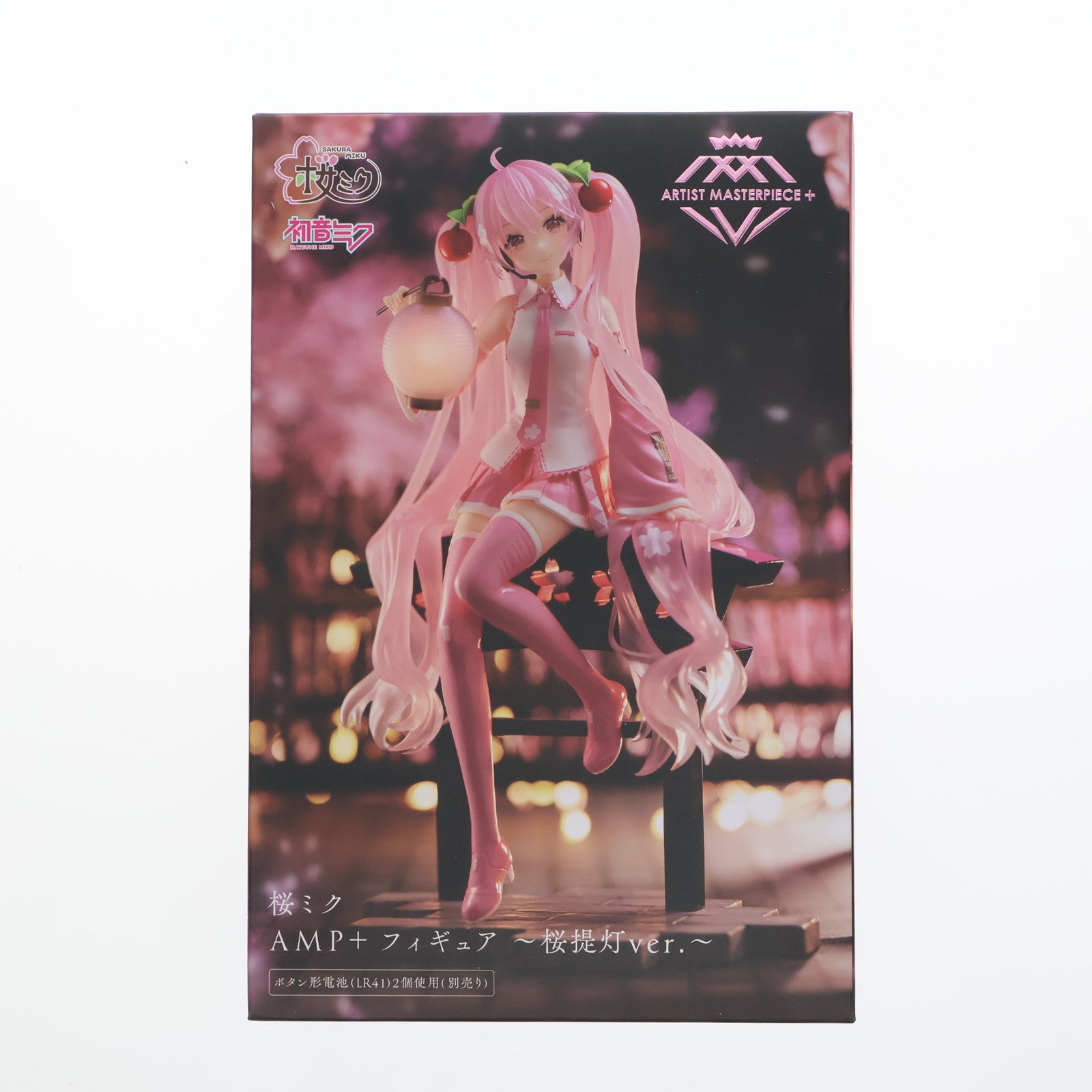 【中古即納】[FIG] 桜ミク キャラクター・ボーカル・シリーズ01 初音ミク AMP+ フィギュア～桜提灯ver.～ プライズ(451731500) タイトー(20230430)