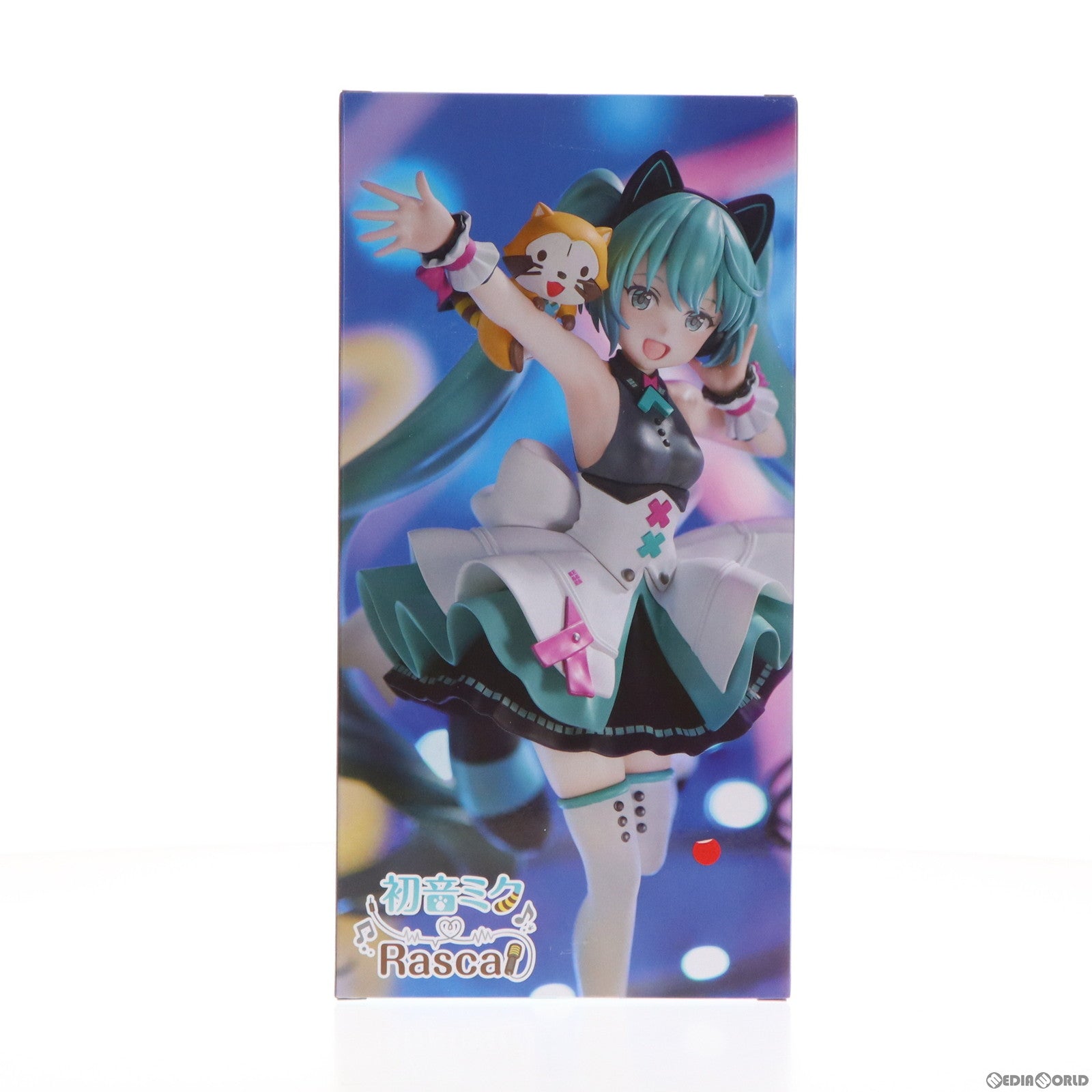 【中古即納】[FIG] 初音ミク&ラスカル 初音ミク×ラスカル Exc∞d Creative Figure-サイバーフューチャー- フィギュア プライズ(AMU-PRZ16600) フリュー(20230831)
