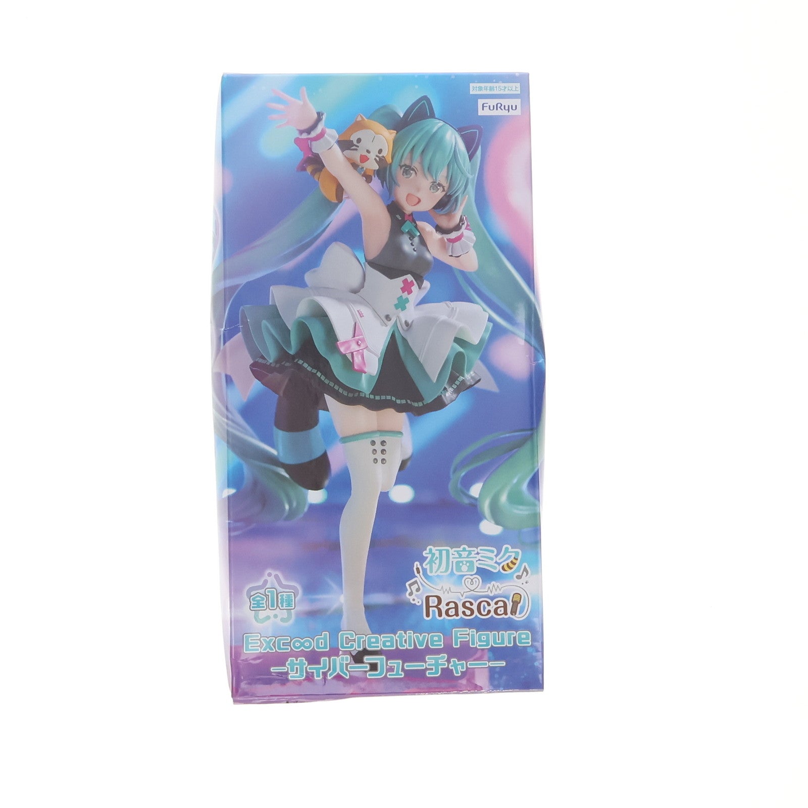 【中古即納】[FIG] 初音ミク&ラスカル 初音ミク×ラスカル Exc∞d Creative Figure-サイバーフューチャー- フィギュア プライズ(AMU-PRZ16600) フリュー(20230831)