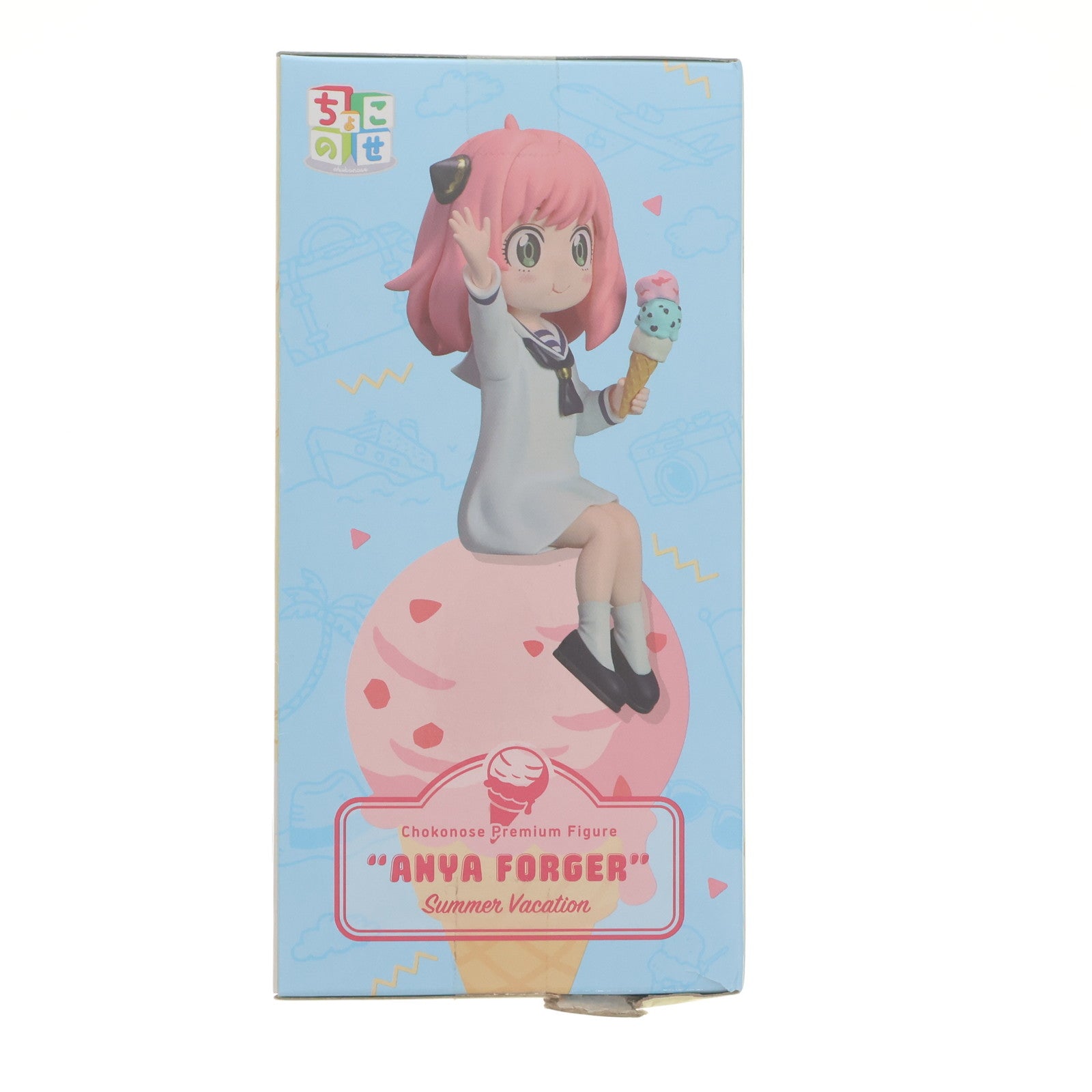 【中古即納】[FIG] アーニャ・フォージャー SPY×FAMILY(スパイファミリー) ちょこのせプレミアムフィギュア(アーニャ・フォージャー)なつやすみ プライズ(1113106) セガ(20240920)