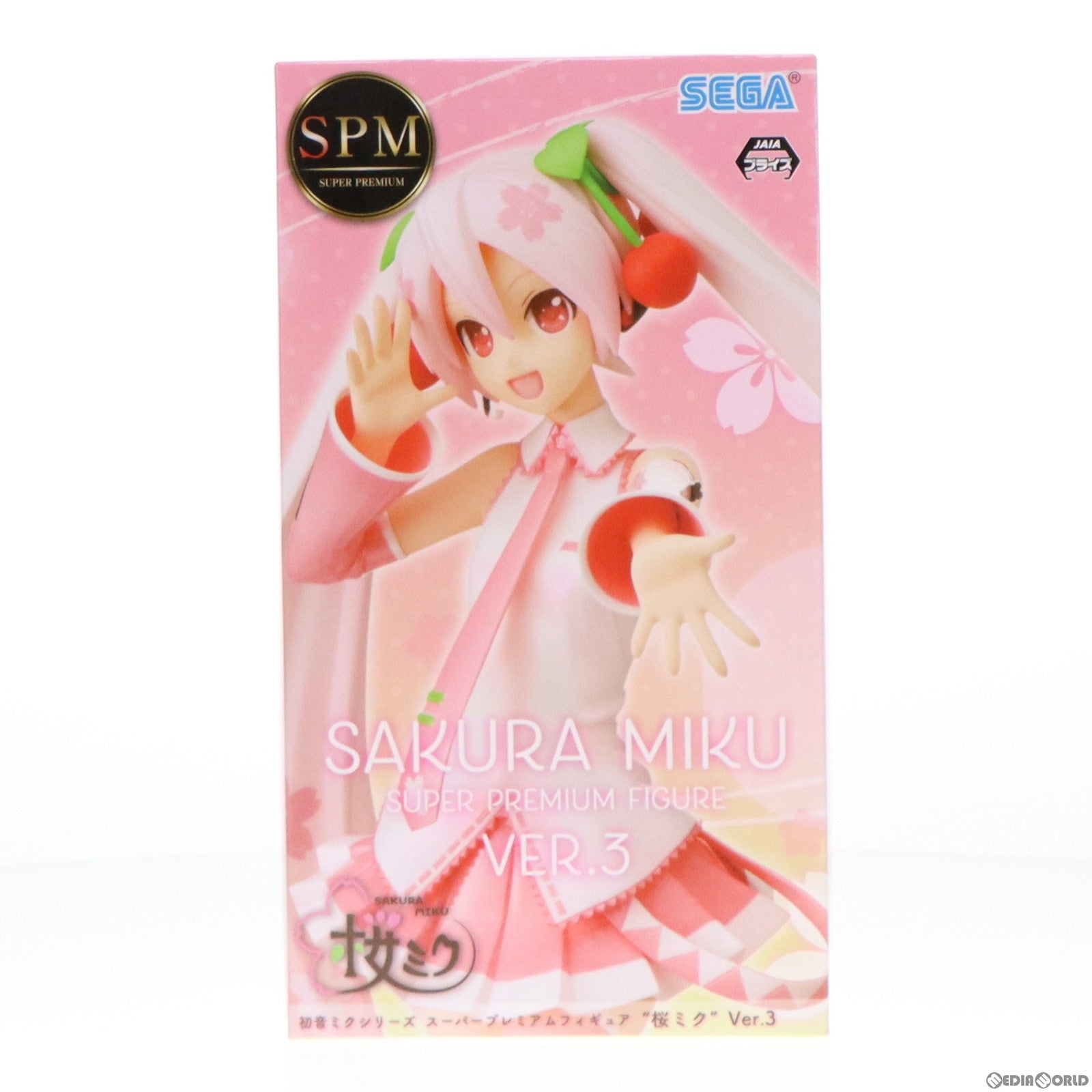 【中古即納】[FIG] 桜ミク Ver.3 キャラクター・ボーカル・シリーズ01 初音ミク スーパープレミアムフィギュア プライズ(1057340) セガ(20220430)