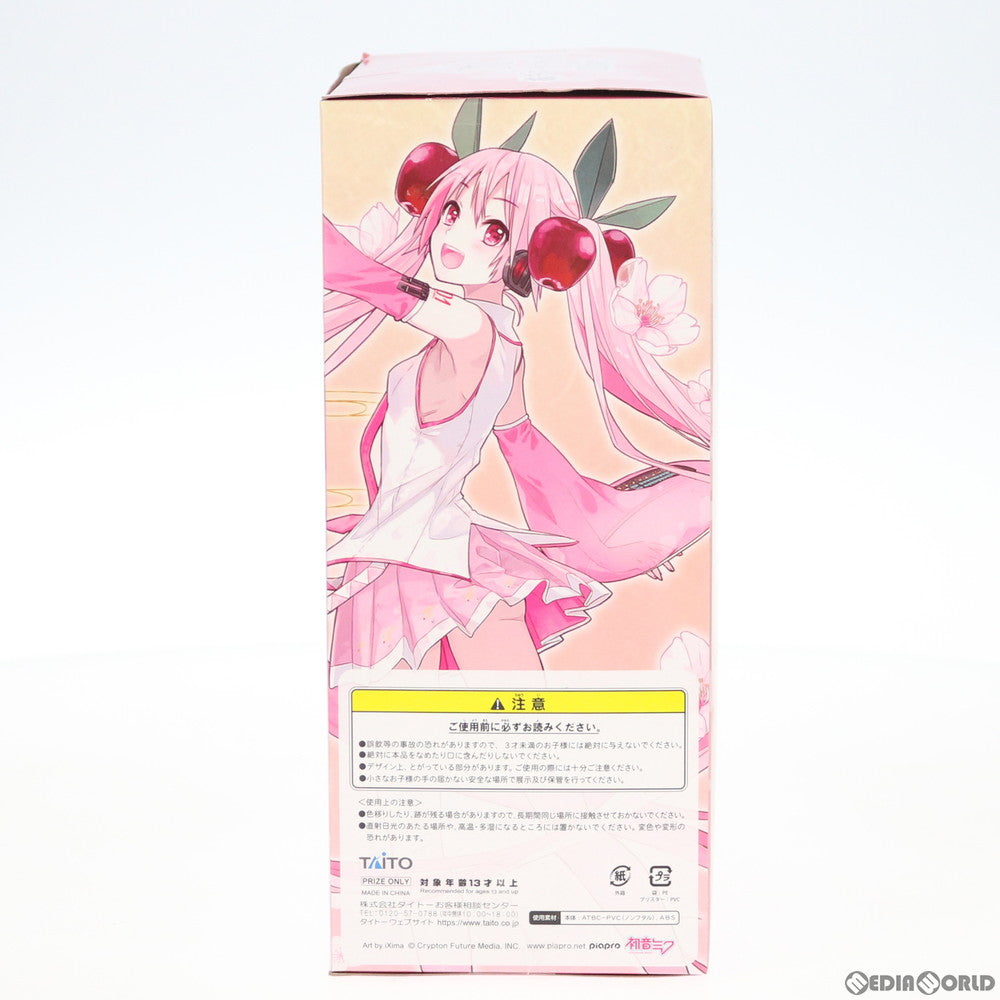 【中古即納】[FIG] 桜ミク 描き下ろしフィギュア 2020ver. キャラクター・ボーカル・シリーズ01 初音ミク プライズ(451198500) タイトー(20200229)