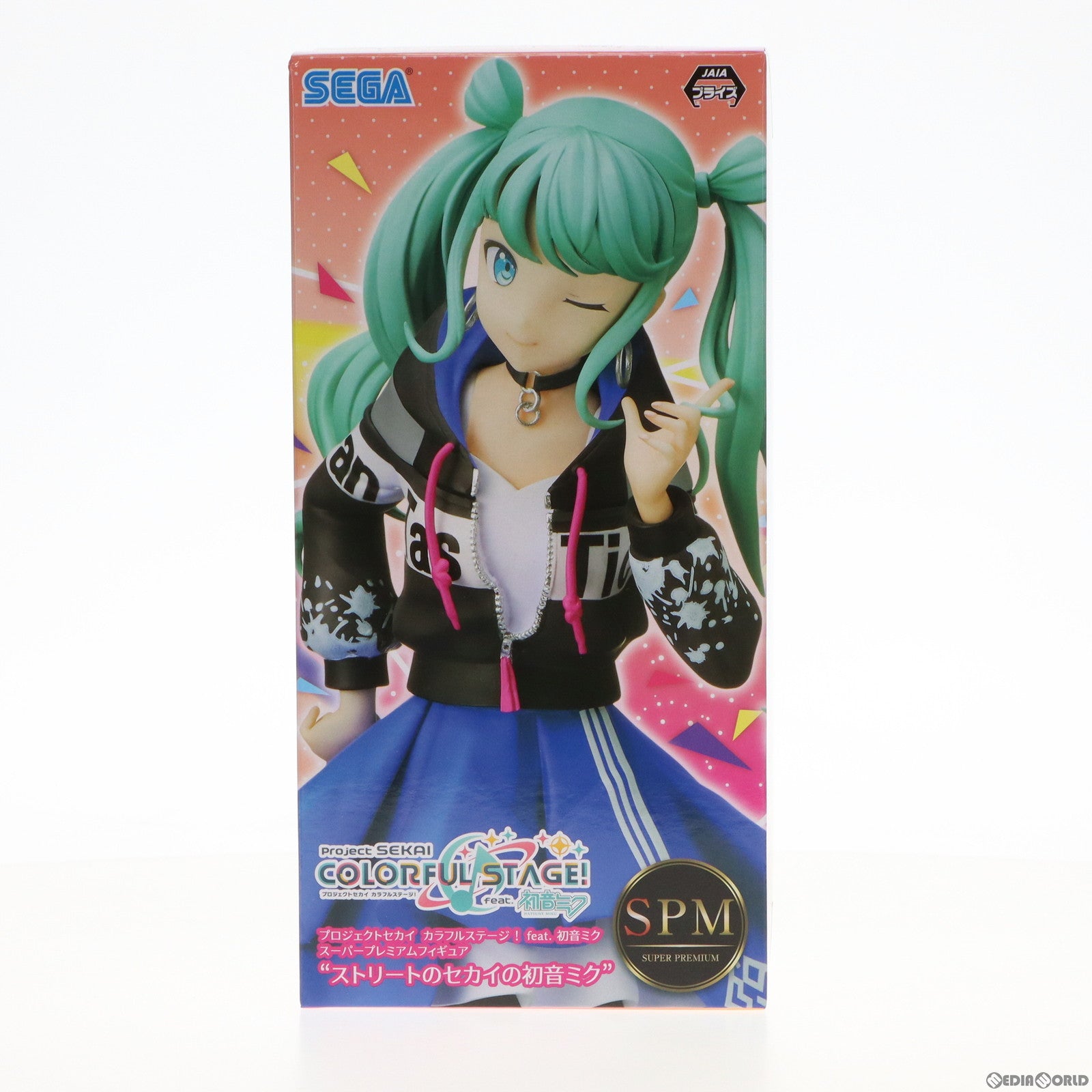 【中古即納】[FIG] ストリートのセカイの初音ミク プロジェクトセカイ カラフルステージ! feat.初音ミク スーパープレミアムフィギュア『ストリートのセカイの初音ミク』 プライズ(1068485) セガ(20220228)