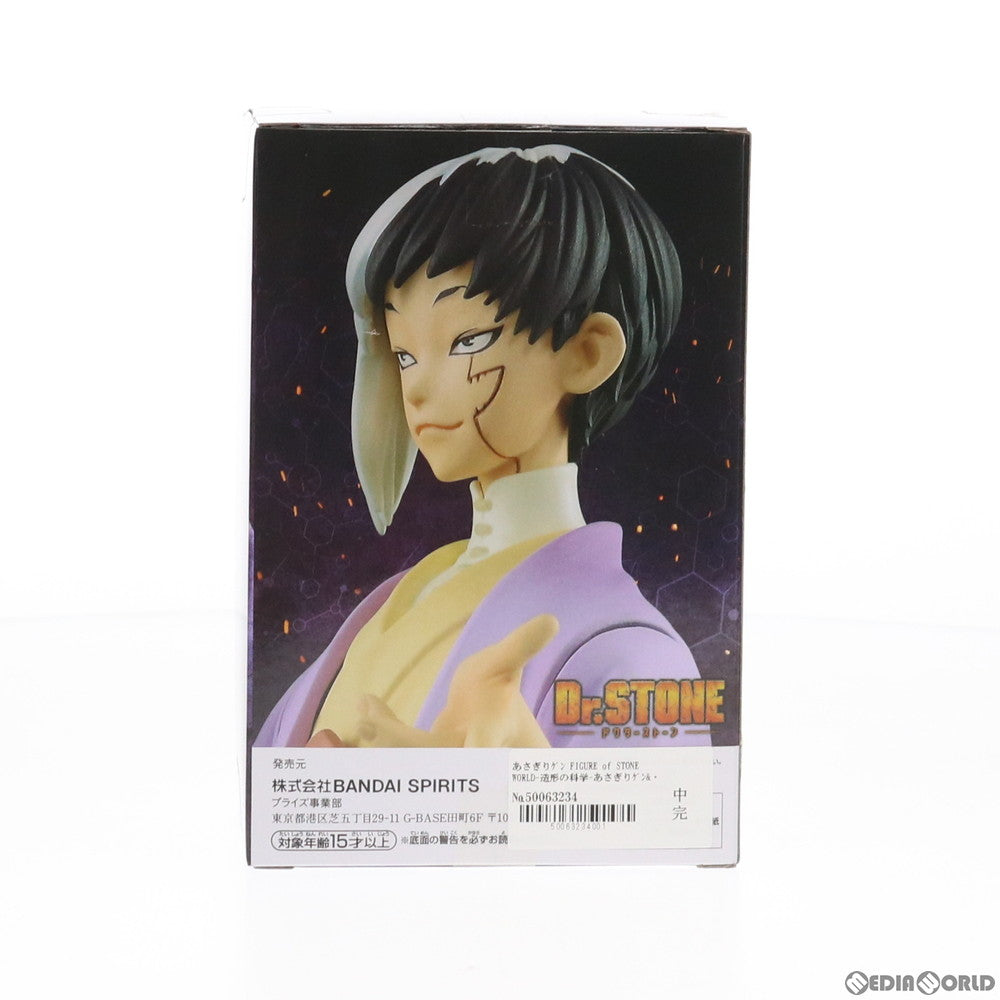 【中古即納】[FIG] あさぎりゲン FIGURE of STONE WORLD-造形の科学-あさぎりゲン&石神千空 Dr.STONE(ドクターストーン) フィギュア プライズ(82834) バンプレスト(20210331)