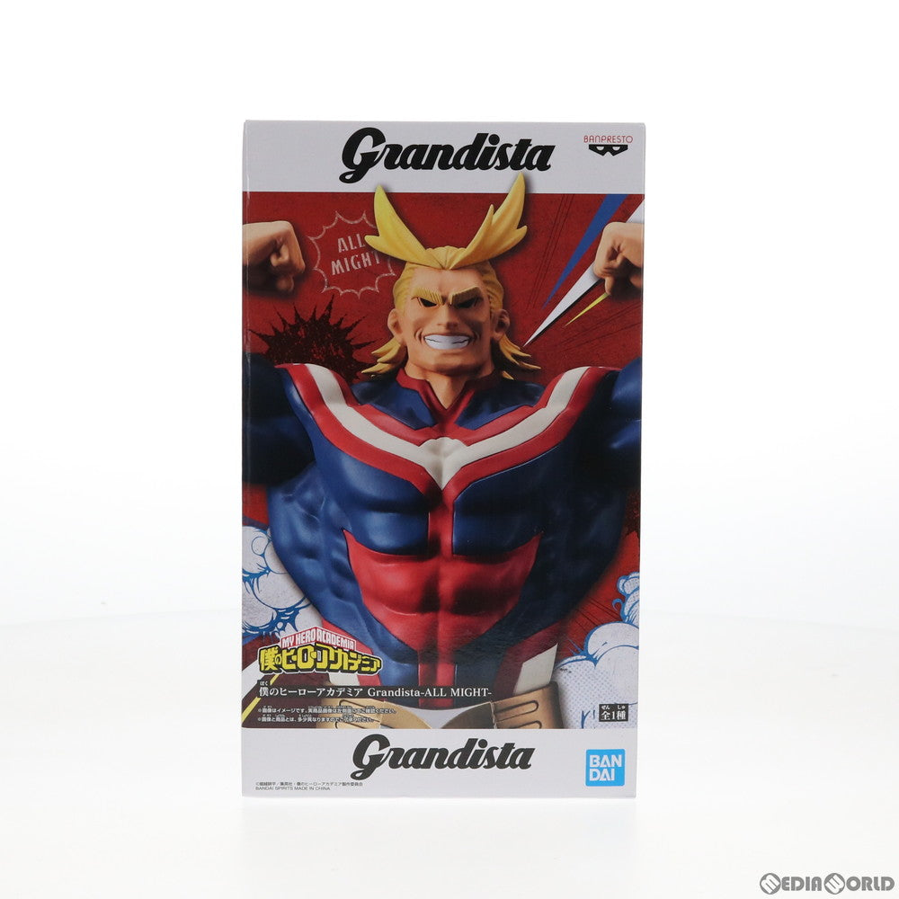 【中古即納】[FIG] オールマイト 僕のヒーローアカデミア Grandista-ALL MIGHT- フィギュア プライズ(82249) バンプレスト(20200720)