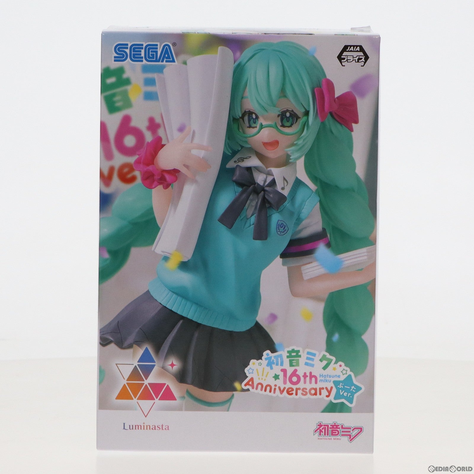 【中古即納】[FIG] 初音ミク 16th Anniversary ぶーた Ver. 初音ミクシリーズ Luminasta フィギュア プライズ(1103726) セガ(20230930)