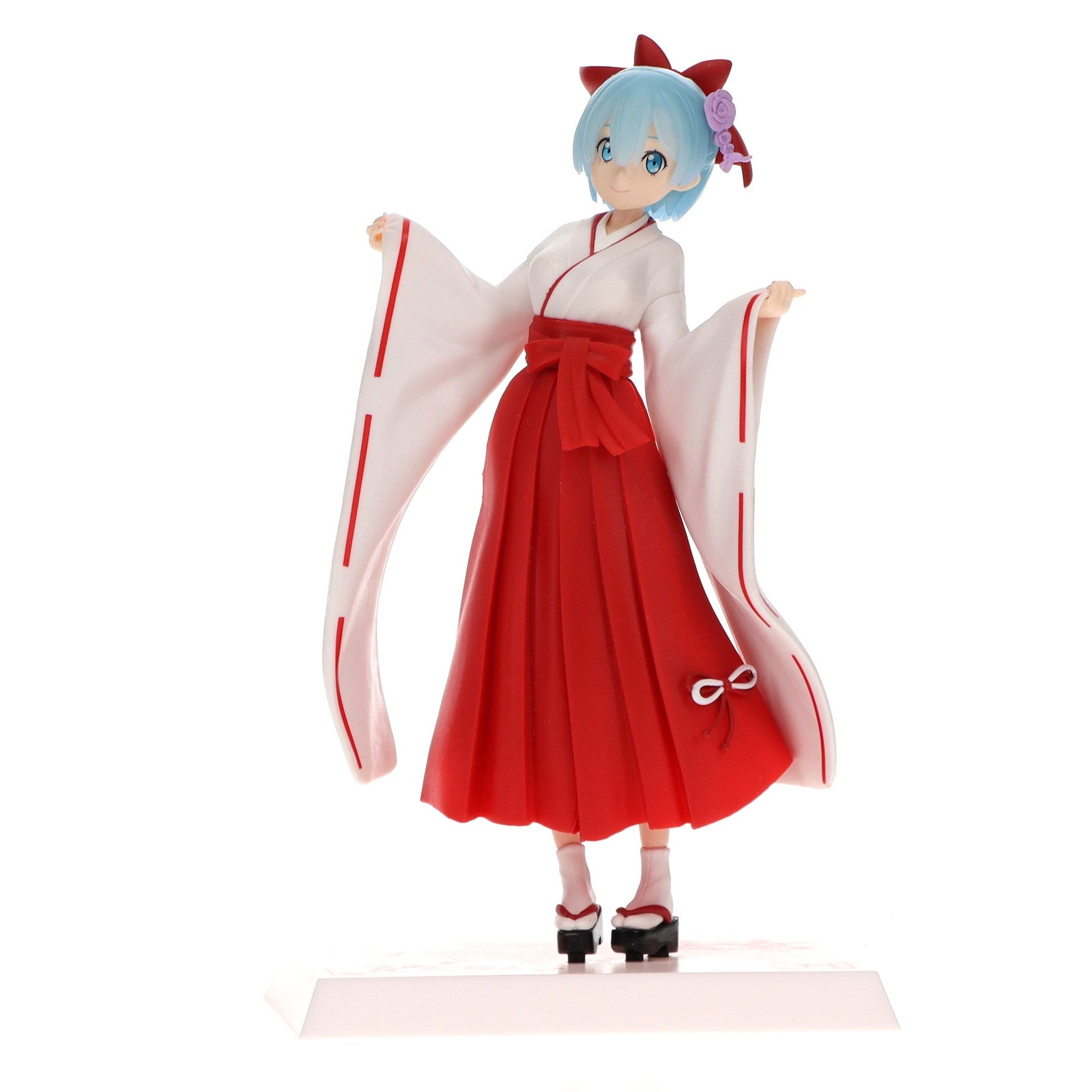 【中古即納】[FIG] レム -巫女-Style. Re:ゼロから始める異世界生活 スーパープレミアムフィギュア プライズ(1045082) セガ(20201231)