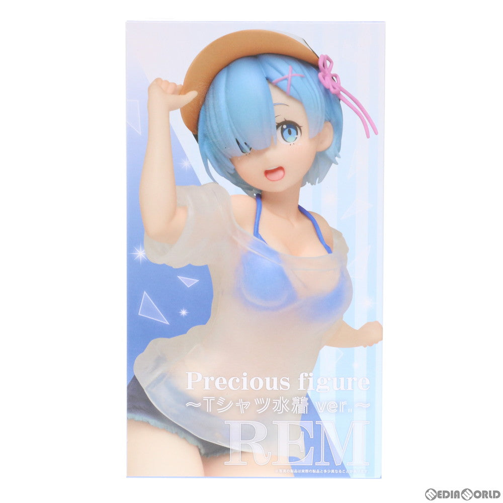 【中古即納】[FIG] レム Re:ゼロから始める異世界生活 Memory Snow プレシャスフィギュア レム～Tシャツ水着 ver.～ プライズ(451156500) タイトー(20190831)