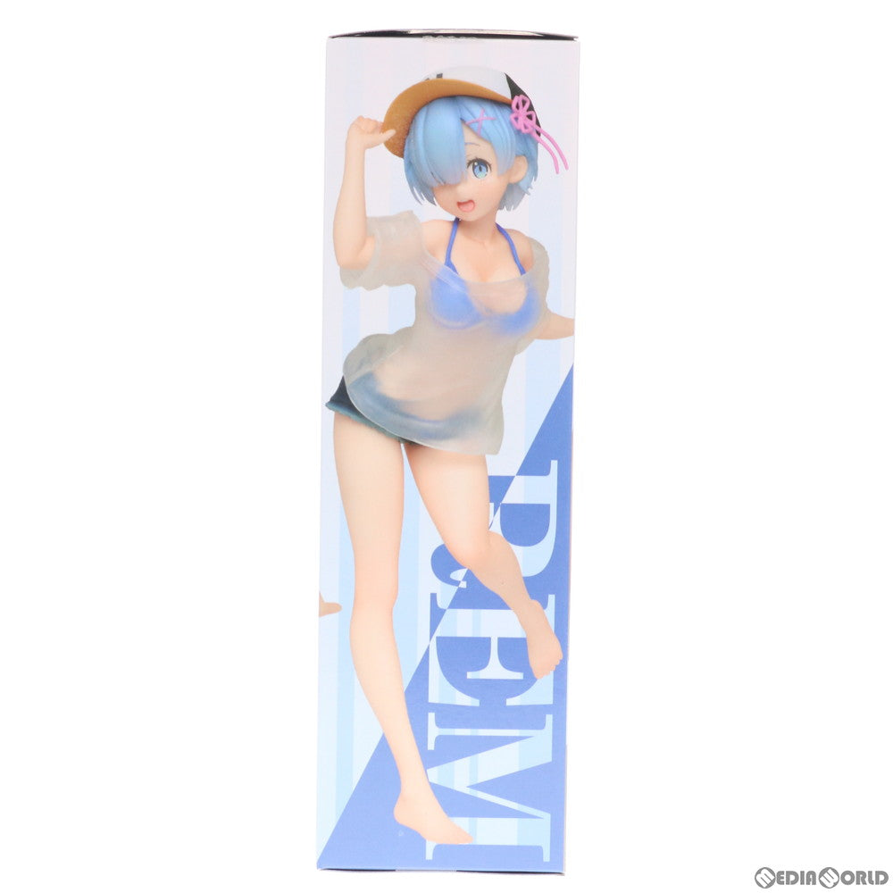 【中古即納】[FIG] レム Re:ゼロから始める異世界生活 Memory Snow プレシャスフィギュア レム～Tシャツ水着 ver.～ プライズ(451156500) タイトー(20190831)