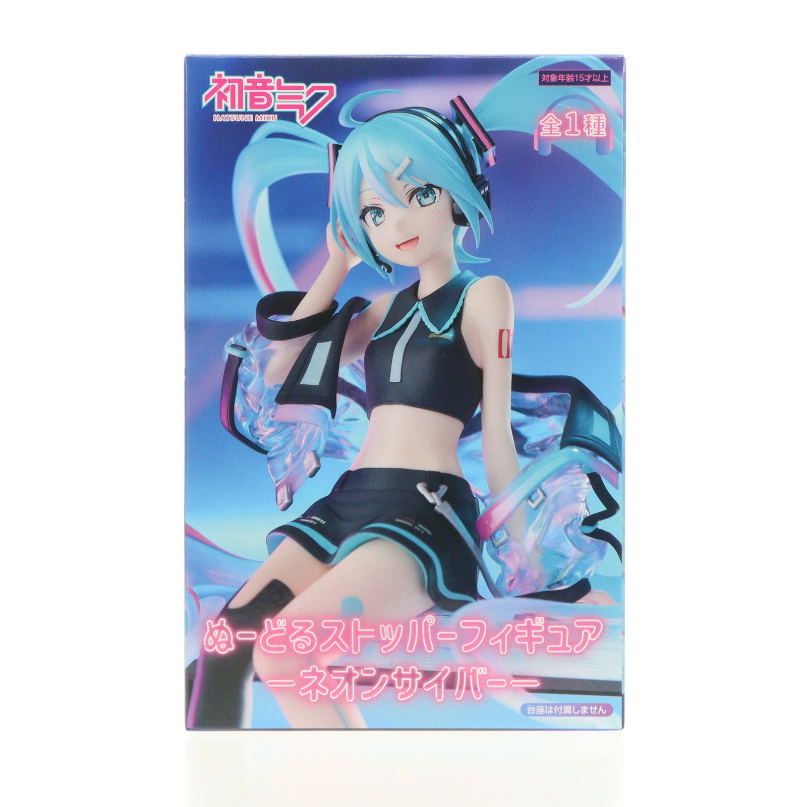 【中古即納】[FIG] 初音ミク VOCALOID(ボーカロイド) ぬーどるストッパーフィギュア-ネオンサイバー- プライズ(AMU-PRZ17664) フリュー(20241220)