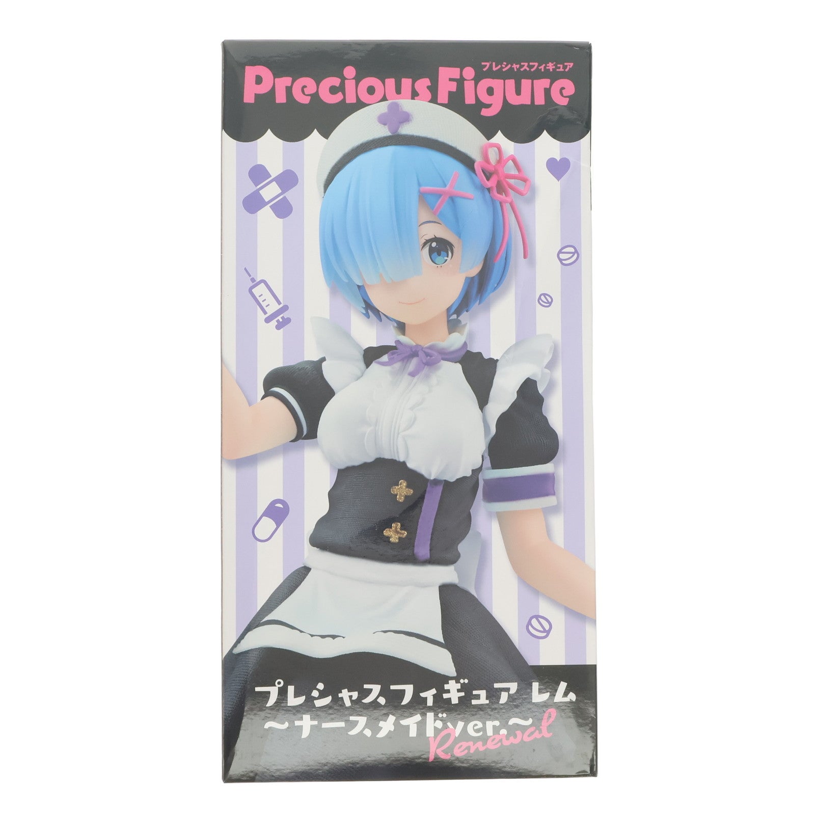 【中古即納】[FIG] レム Re:ゼロから始める異世界生活 プレシャスフィギュア レム～ナースメイドver.～Renewal プライズ(451729200) タイトー(20240420)