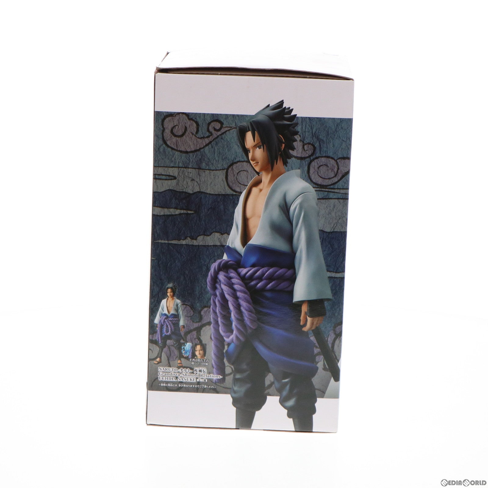 【中古即納】[FIG] うちはサスケ NARUTO-ナルト- 疾風伝 Grandista-Shinobi Relations-UCHIHA SASUKE フィギュア プライズ(38580) バンプレスト(20180807)