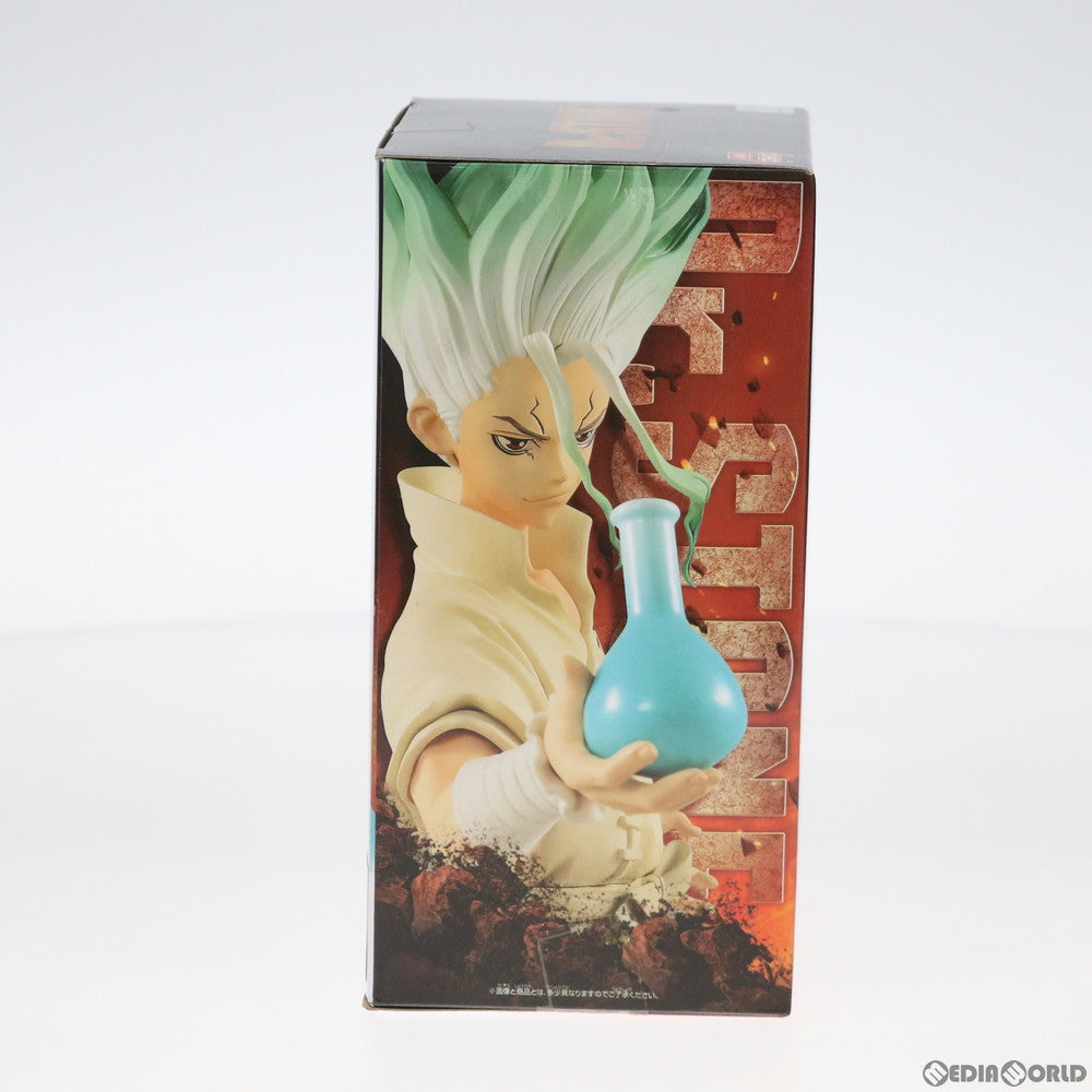 【中古即納】[FIG] 石神千空(いしがみせんくう) Dr.STONE(ドクターストーン) FIGURE of STONE WORLD-造形の科学- フィギュア プライズ(81924) バンプレスト(20200430)
