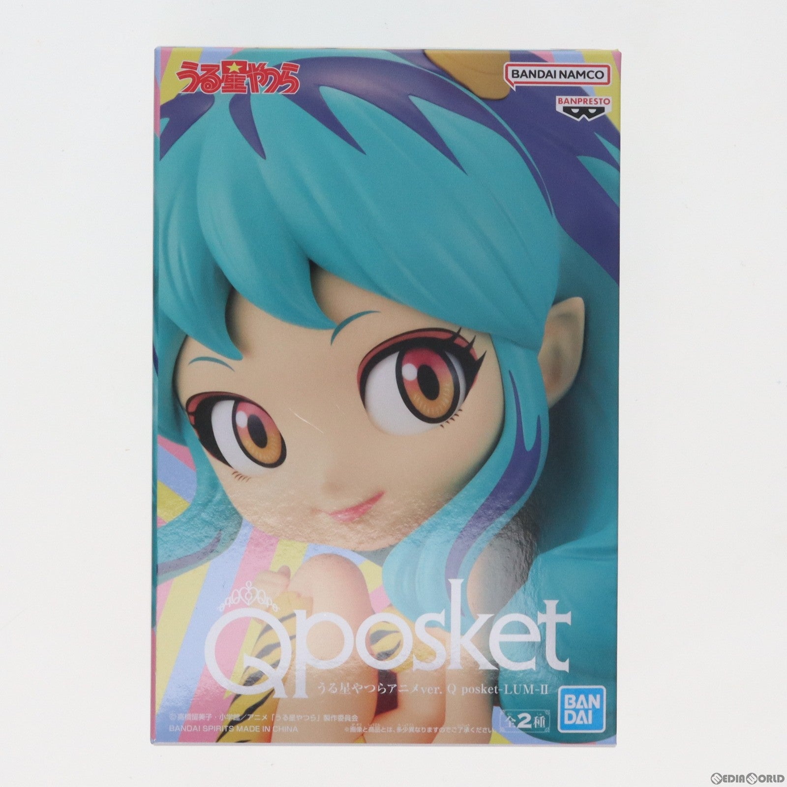【中古即納】[FIG] ラム A(髪ブルー) うる星やつら アニメver. Q posket-LUM-II フィギュア プライズ(2633170) バンプレスト(20230120)