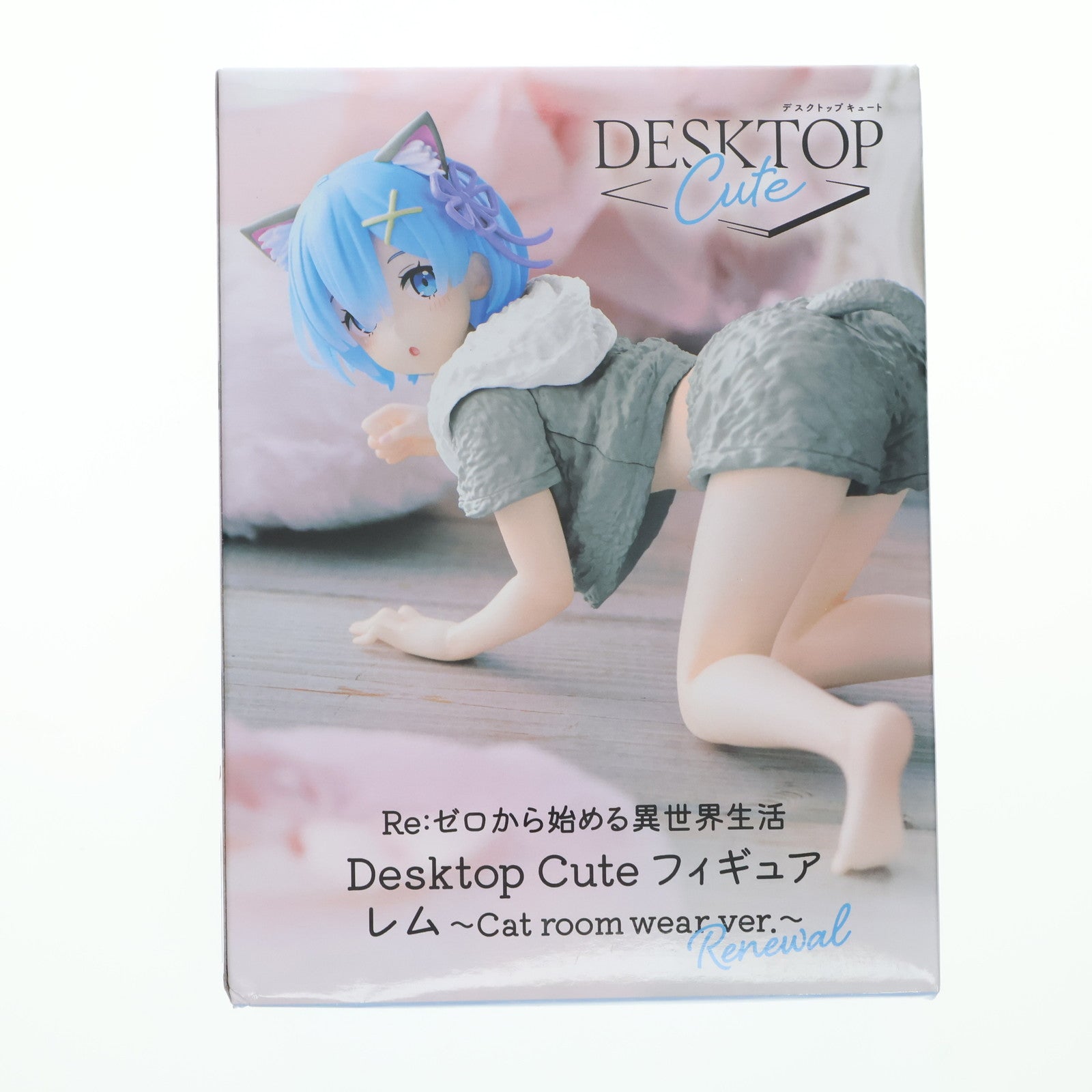 【中古即納】[FIG] レム Re:ゼロから始める異世界生活 Desktop Cute フィギュア レム～Cat room wear ver.～Renewal プライズ(451748300) タイトー(20240531)