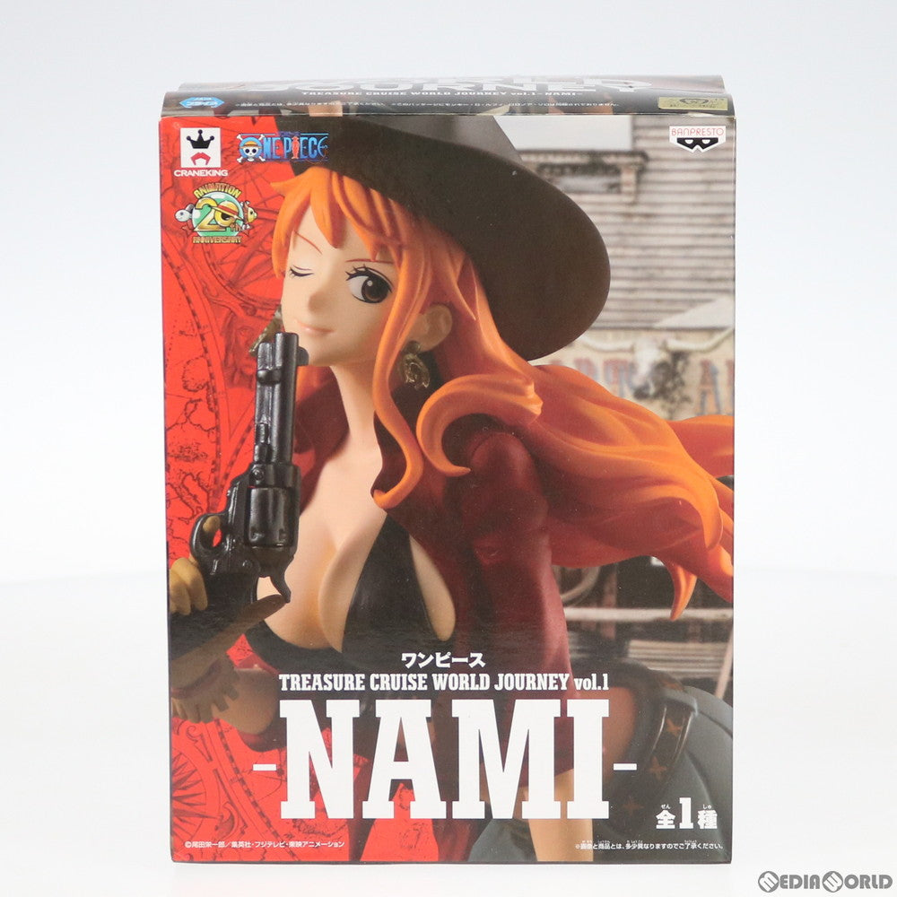 【中古即納】[FIG] ナミ ワンピース TREASURE CRUISE WORLD JOURNEY vol.1-NAMI- ONE PIECE フィギュア プライズ(39039) バンプレスト(20190120)