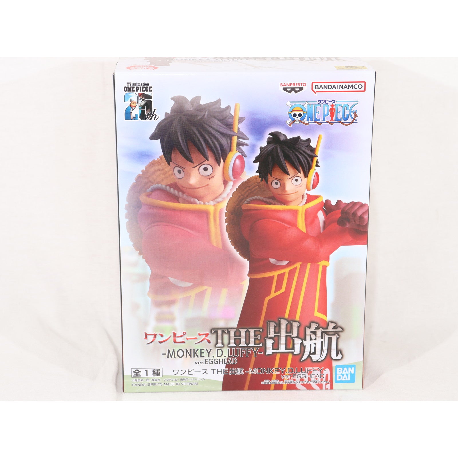 【中古即納】[FIG] モンキー・D・ルフィ ワンピース THE出航-MONKEY.D.LUFFY-ver.EGGHEAD ONE PIECE フィギュア プライズ(2729840) バンプレスト(20250131)