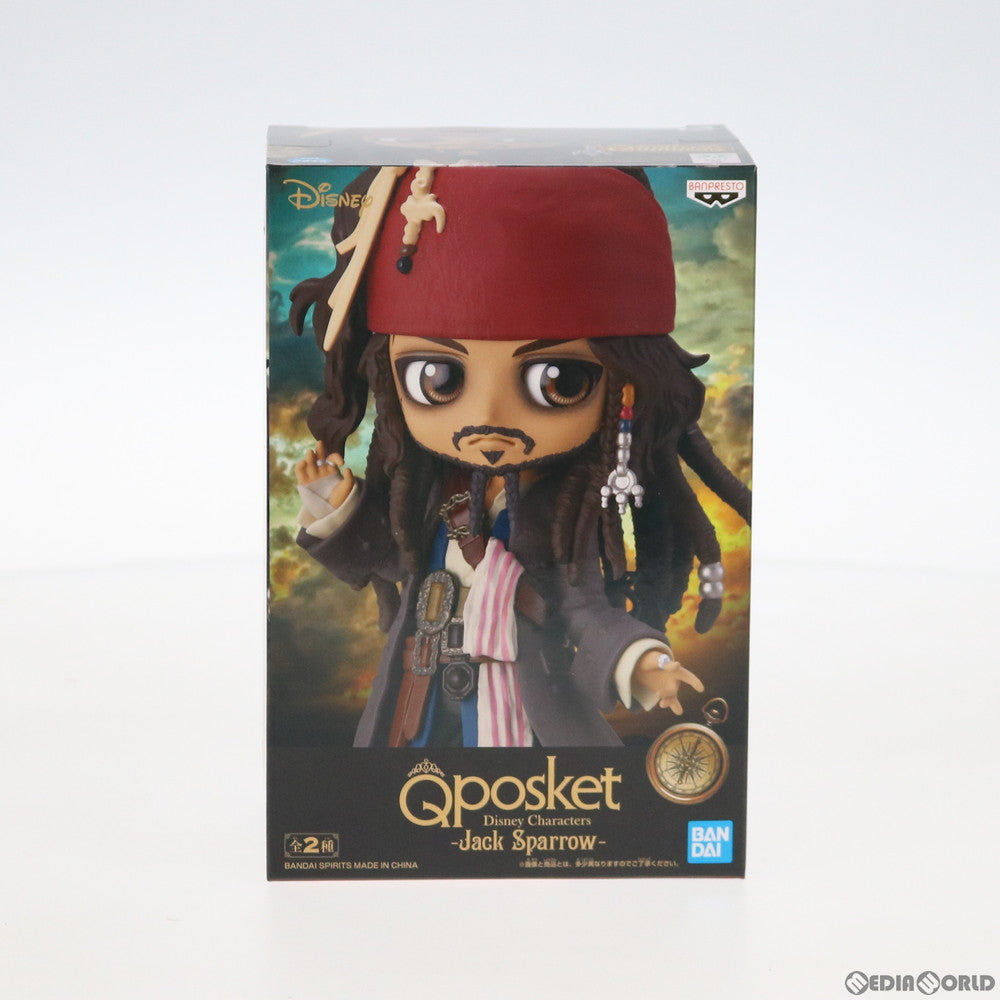 【中古即納】[FIG] ジャック・スパロウ A(衣装明るい) Q posket Disney Characters -Jack Sparrow- パイレーツ・オブ・カリビアン フィギュア プライズ バンプレスト(20200731)