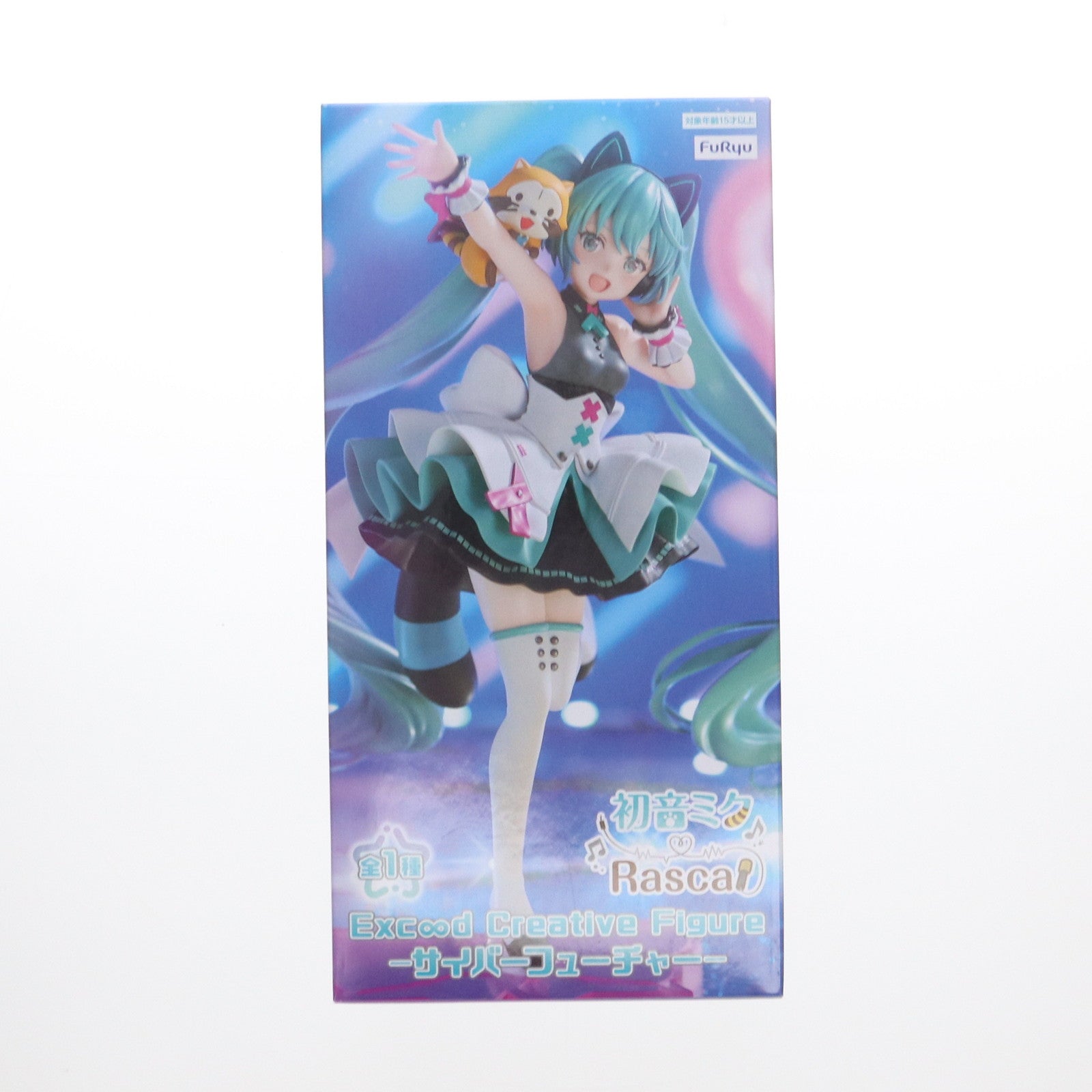 【中古即納】[FIG] 初音ミク&ラスカル 初音ミク×ラスカル Exc∞d Creative Figure-サイバーフューチャー- フィギュア プライズ(AMU-PRZ16600) フリュー(20230831)