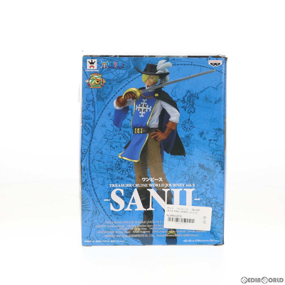 【中古即納】[FIG] サンジ ワンピース TREASURE CRUISE WORLD JOURNEY vol.2-SANJI- ONE PIECE フィギュア プライズ(39410) バンプレスト(20190620)