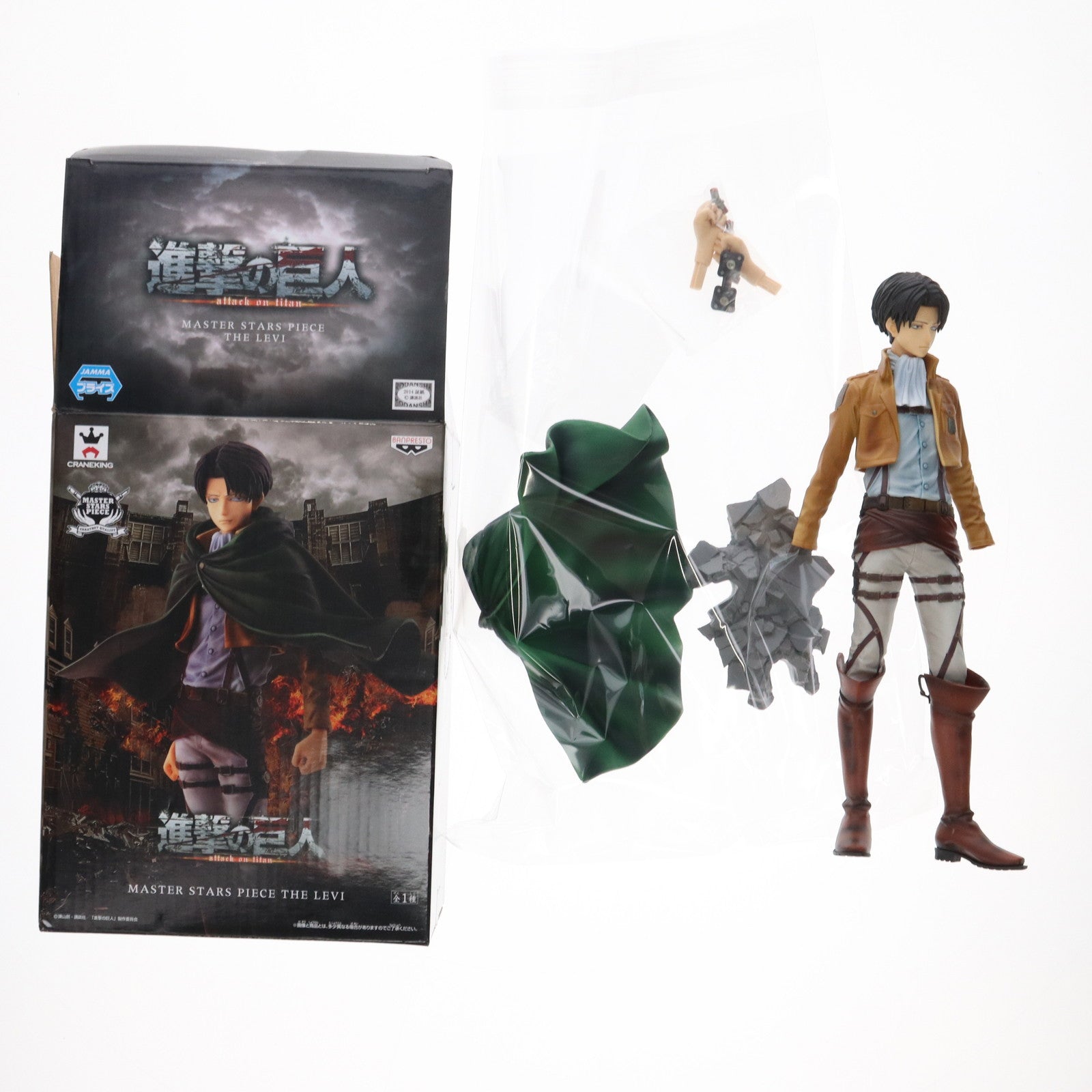 【中古即納】[FIG] リヴァイ 進撃の巨人 MASTER STARS PIECE THE LEVI フィギュア プライズ(49088) バンプレスト(20140810)