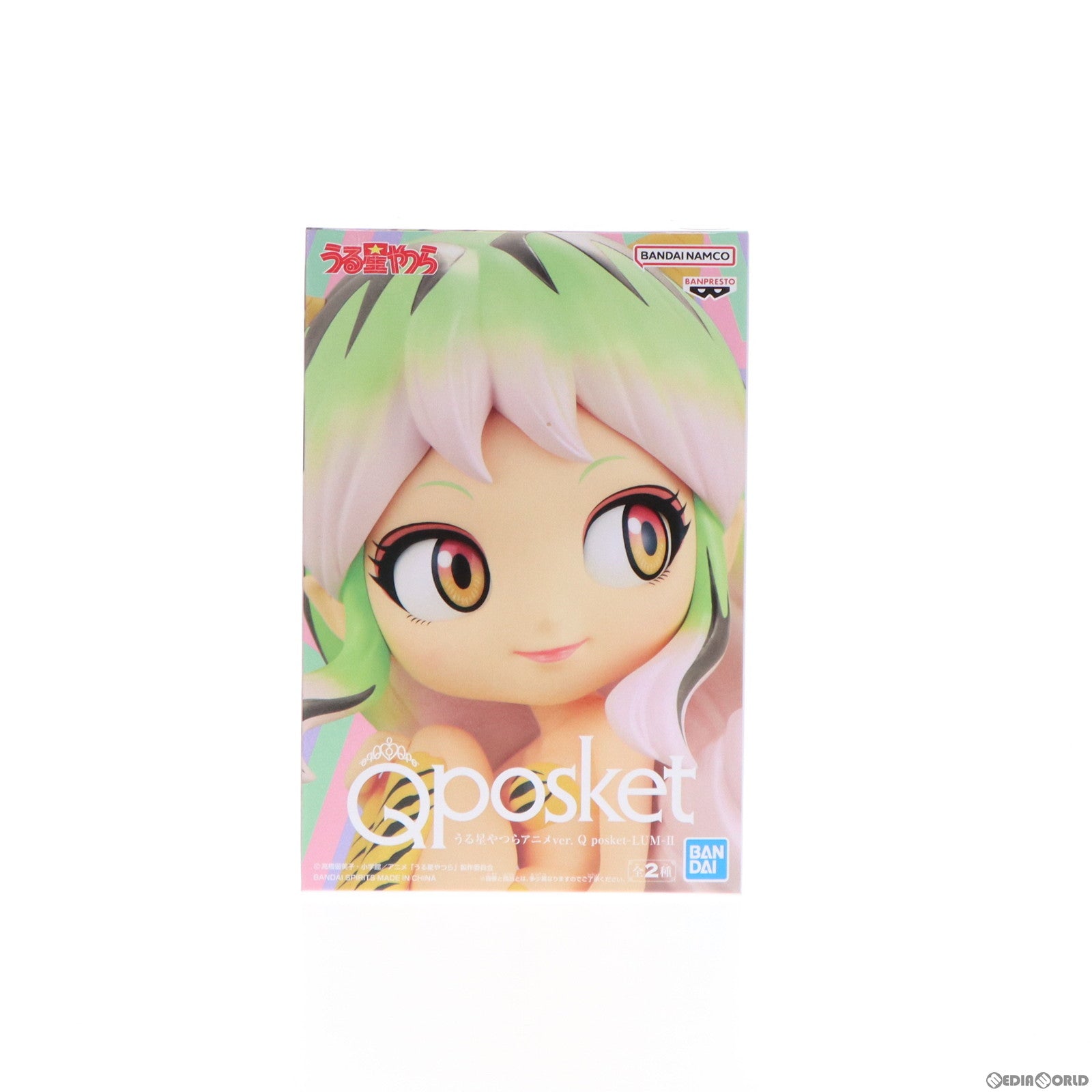 【中古即納】[FIG] ラム B(髪ピンク) うる星やつら アニメver. Q posket-LUM-II フィギュア プライズ(2633170) バンプレスト(20230120)