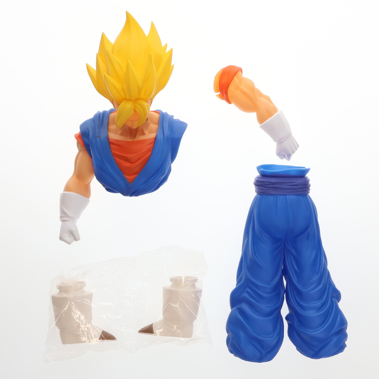 【中古即納】[SFT] ベジット(スーパーサイヤ人) ドラゴンボールZ 組立式スーパーサイズソフビフィギュア3 プライズ バンプレスト(20160930)